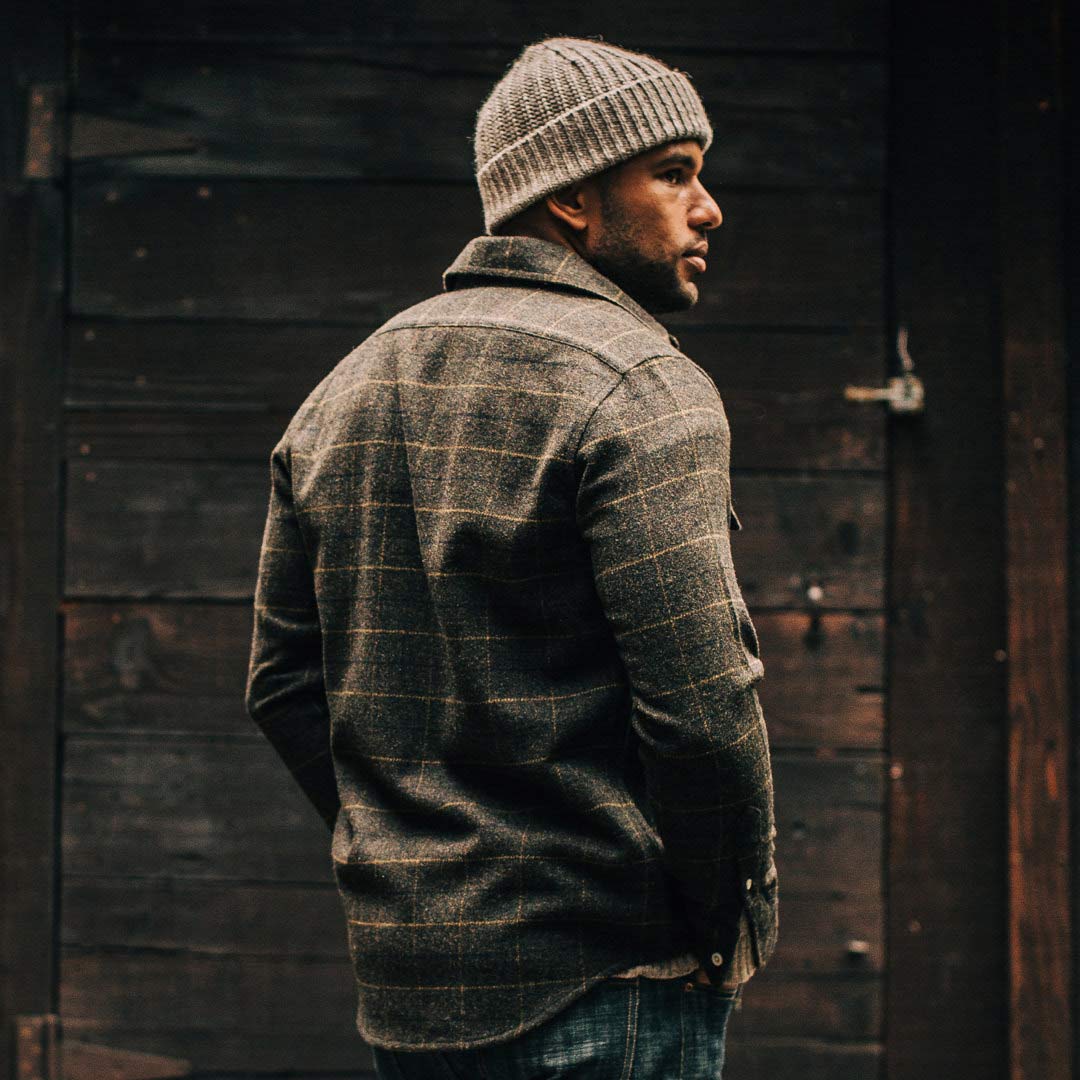The Leeward Shirt in Olive Plaid - Image 3