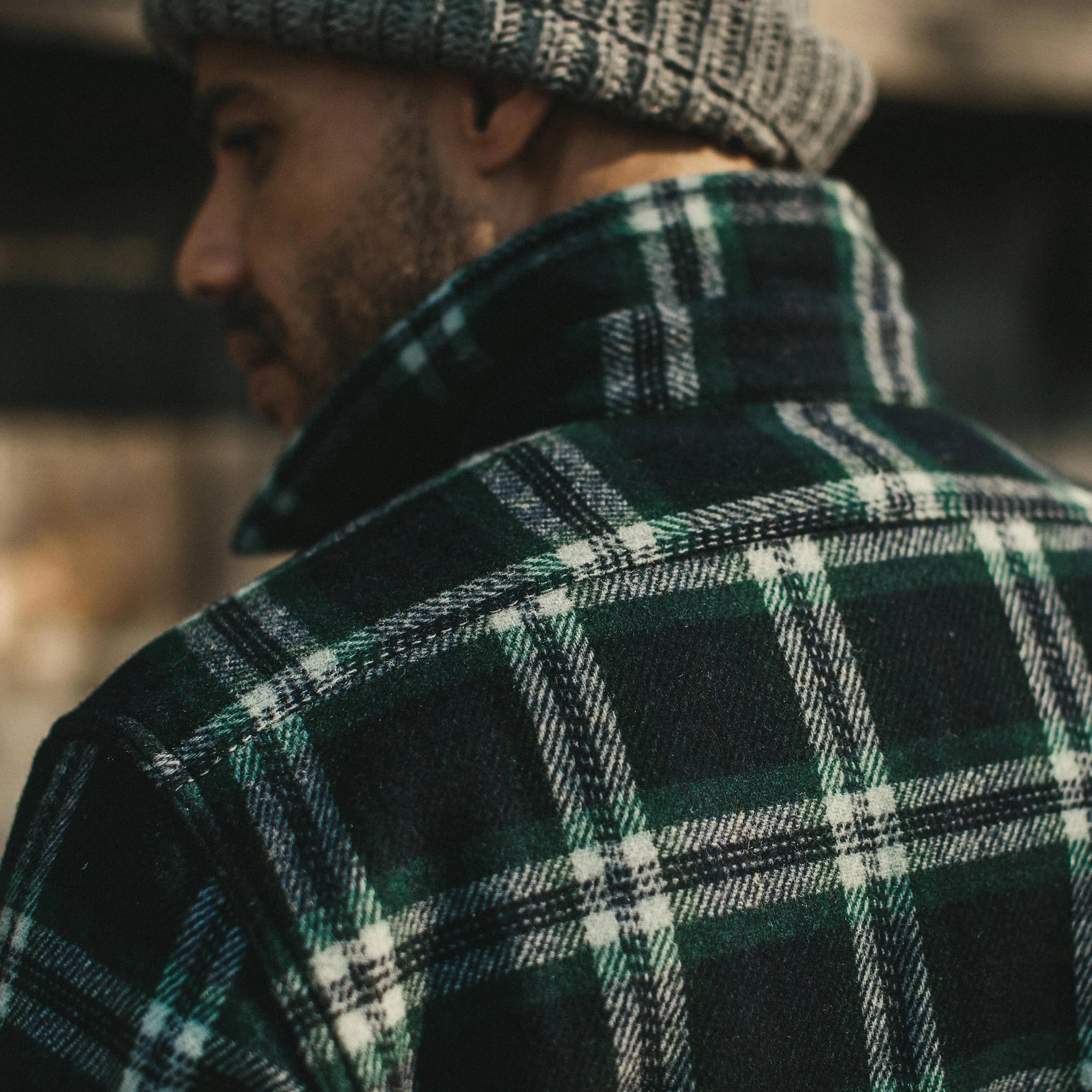 The Leeward Shirt in Navy Tartan - Image 5