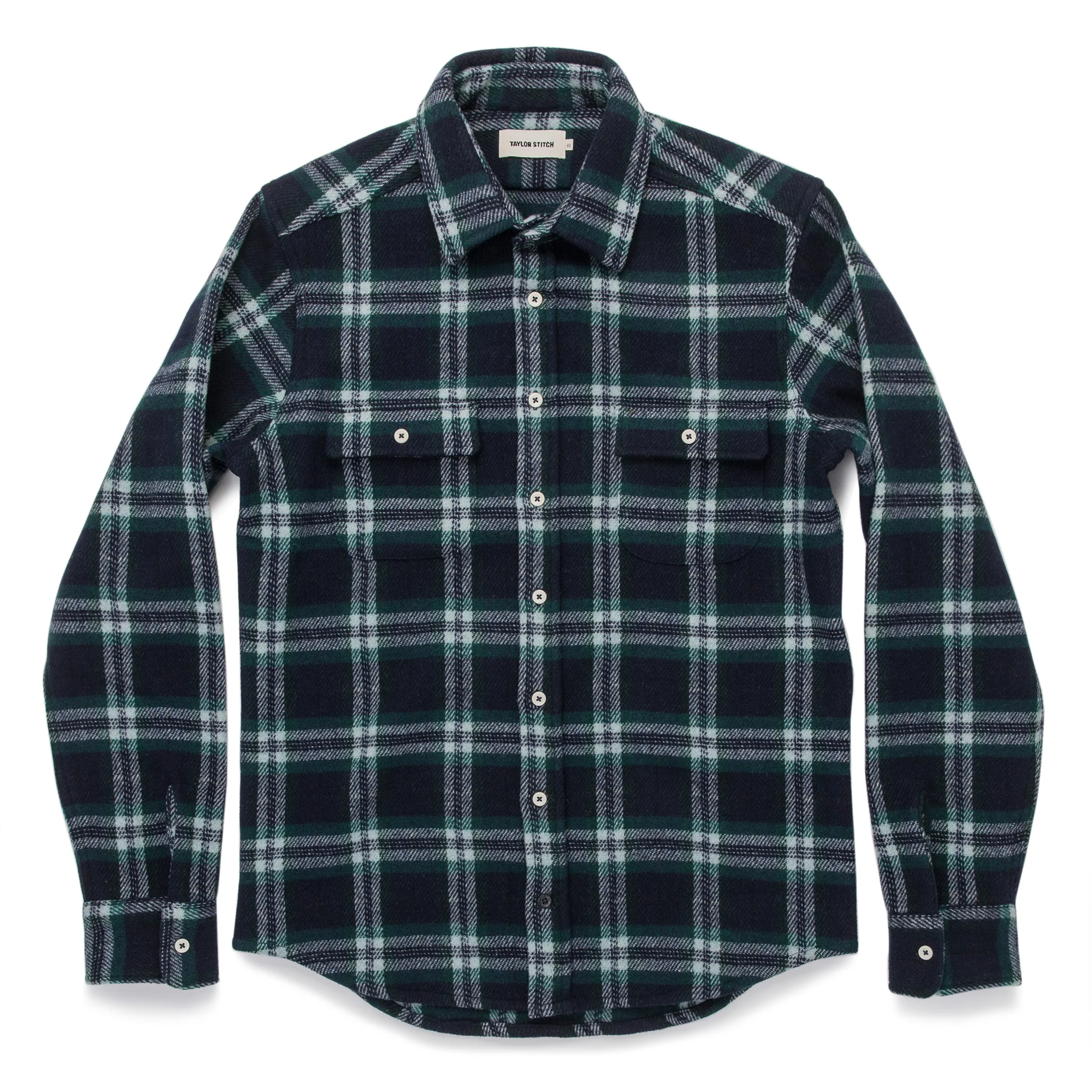 The Leeward Shirt in Navy Tartan - Image 8