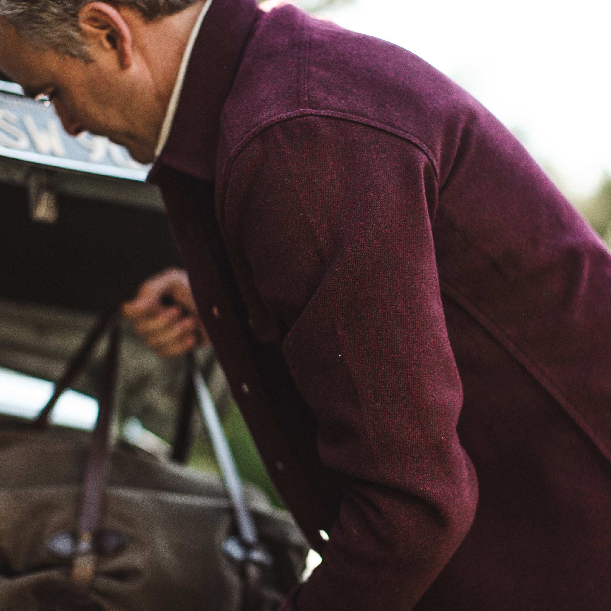 The Leeward Shirt in Oxblood - Image 3