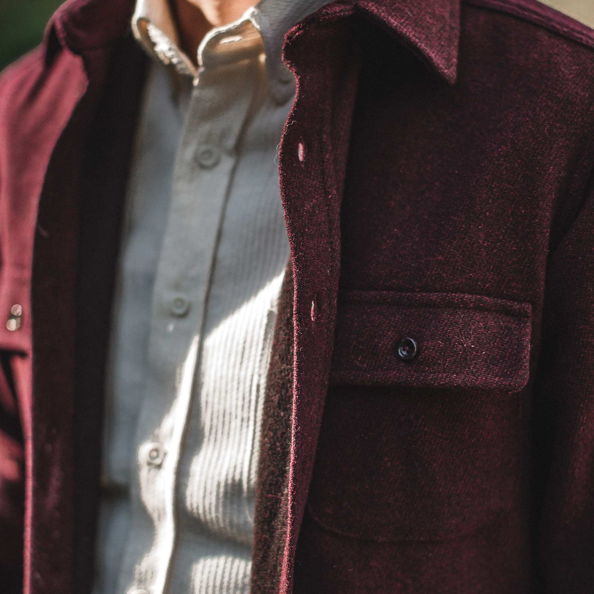 The Leeward Shirt in Oxblood - Image 4