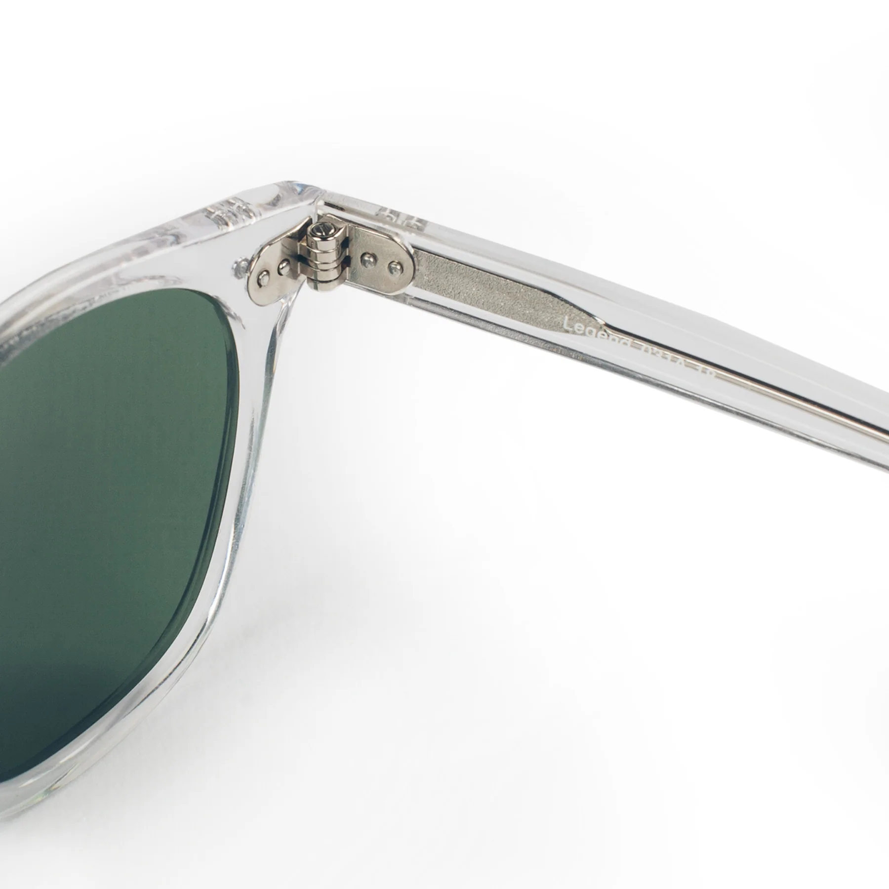 The Legend in Crystal with Bottle Green Lenses - Image 4
