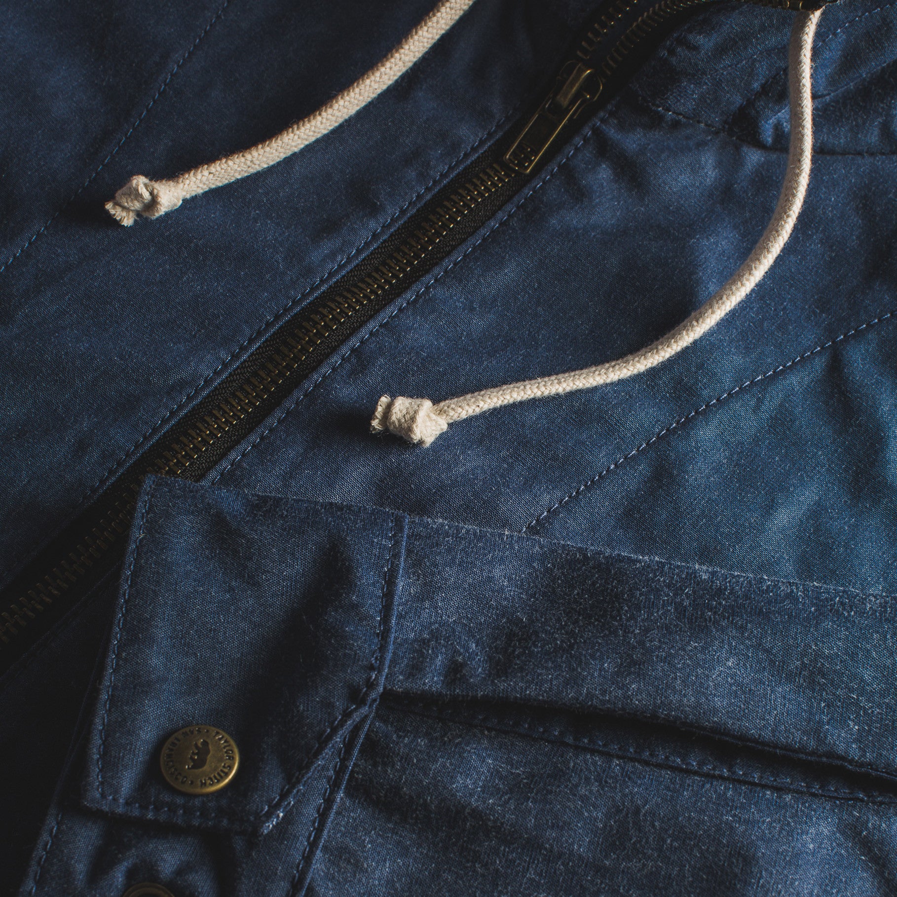 The Lighthouse Jacket in Indigo Chambray - Image 6