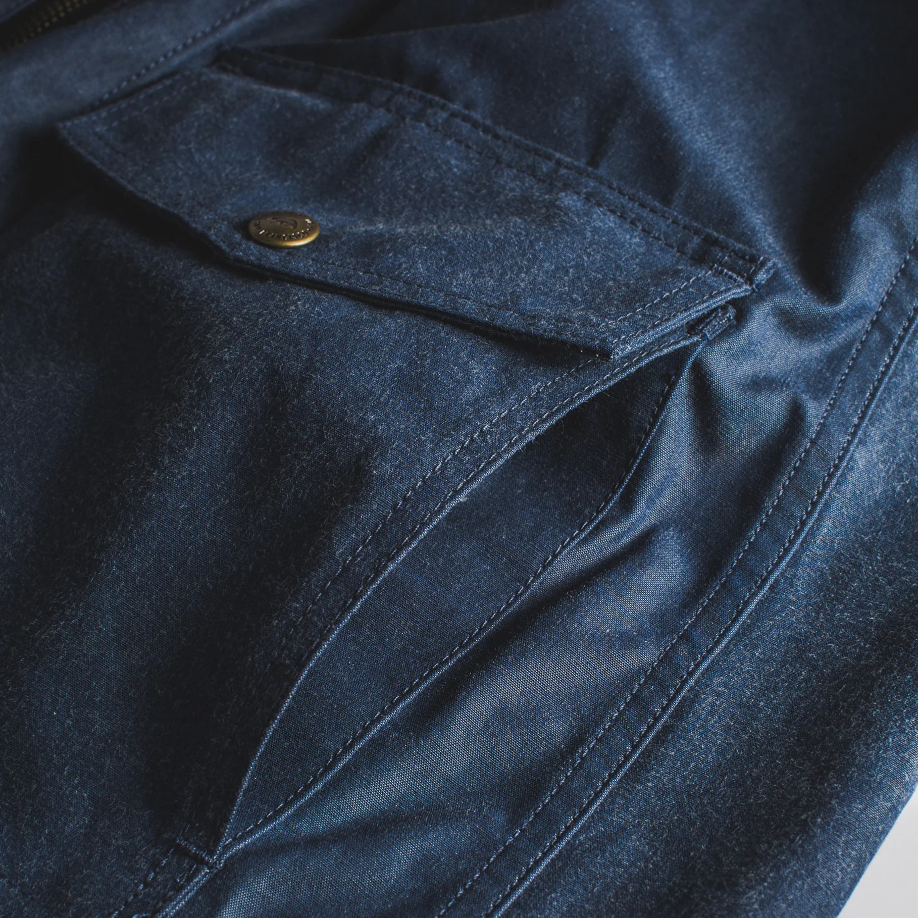 The Lighthouse Jacket in Indigo Chambray - Image 7