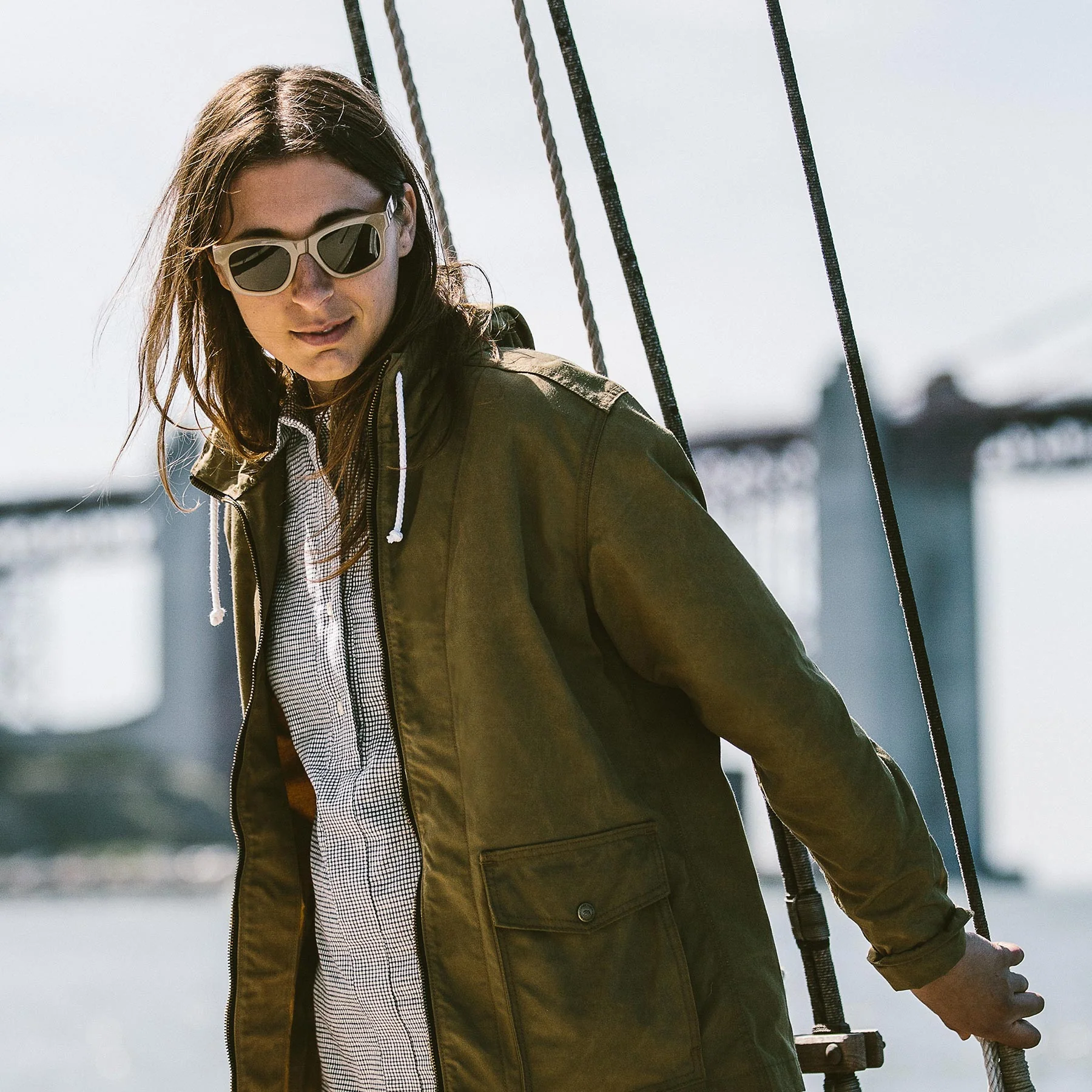 The Lighthouse Jacket in Olive - Image 2