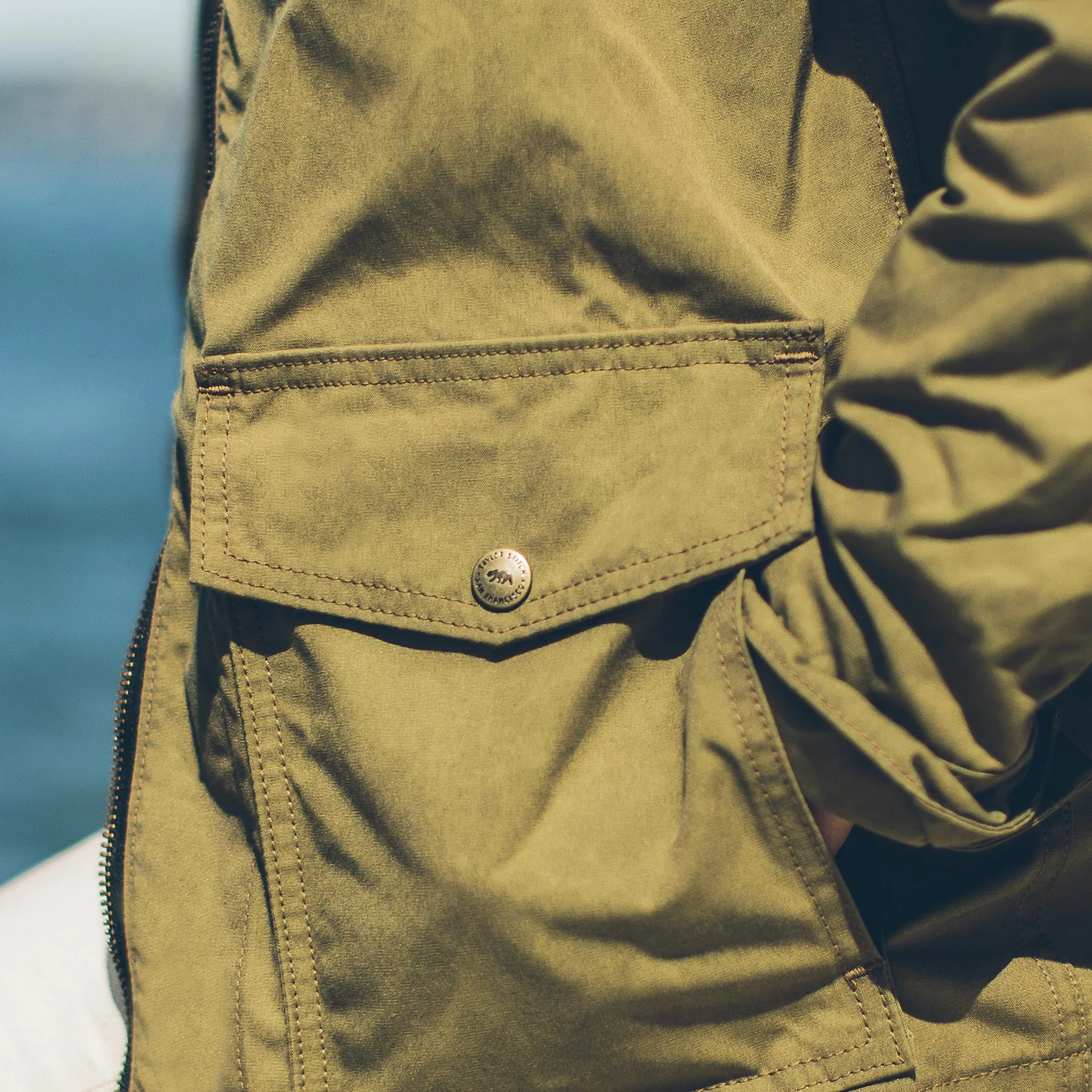 The Lighthouse Jacket in Olive - Image 3