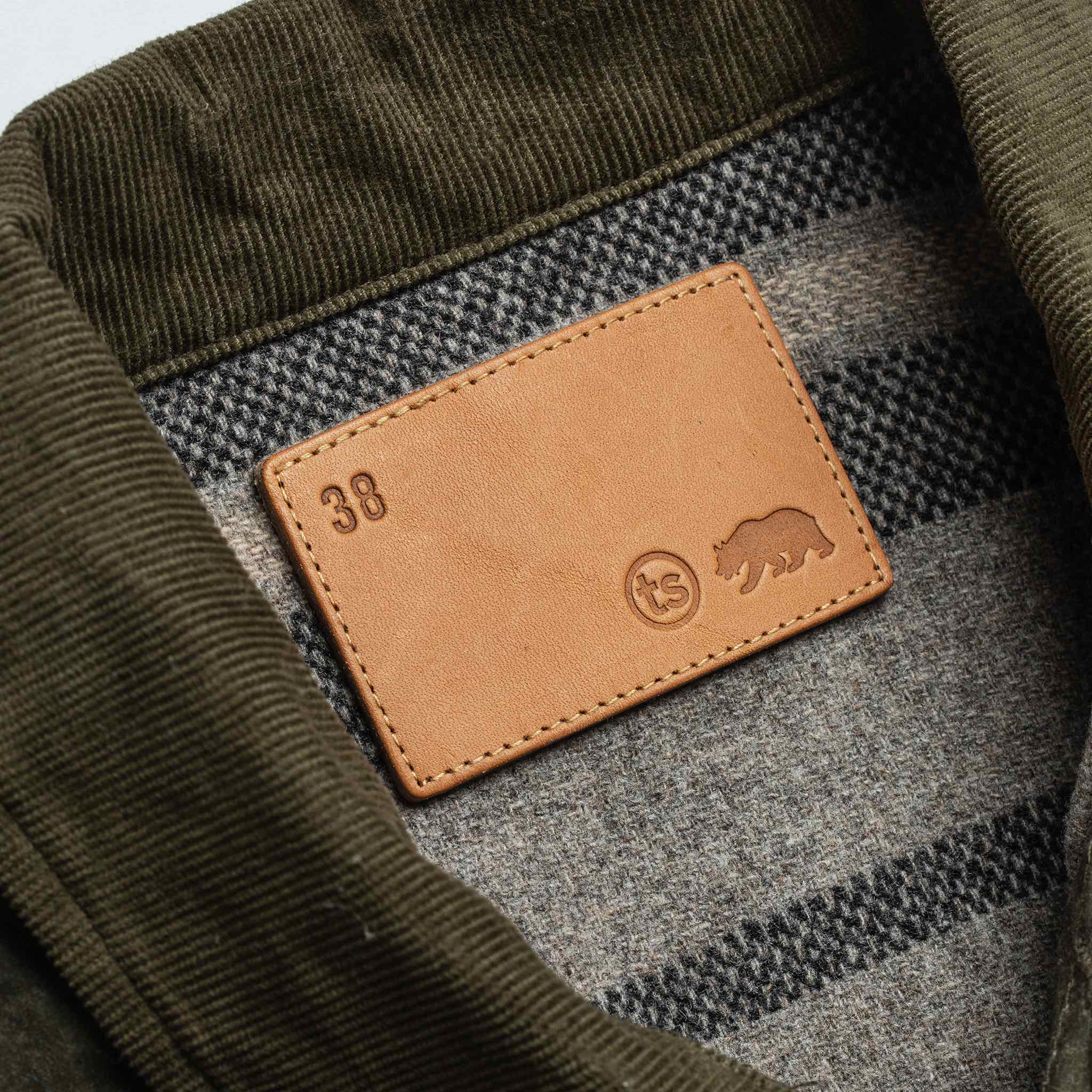 The Lined Long Haul Jacket in Olive Waxed Canvas - Image 10