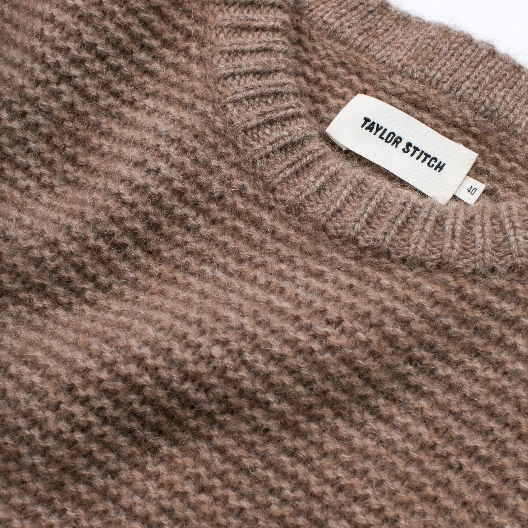 The Link Stitch Crew in Oatmeal Alpaca - Image 6