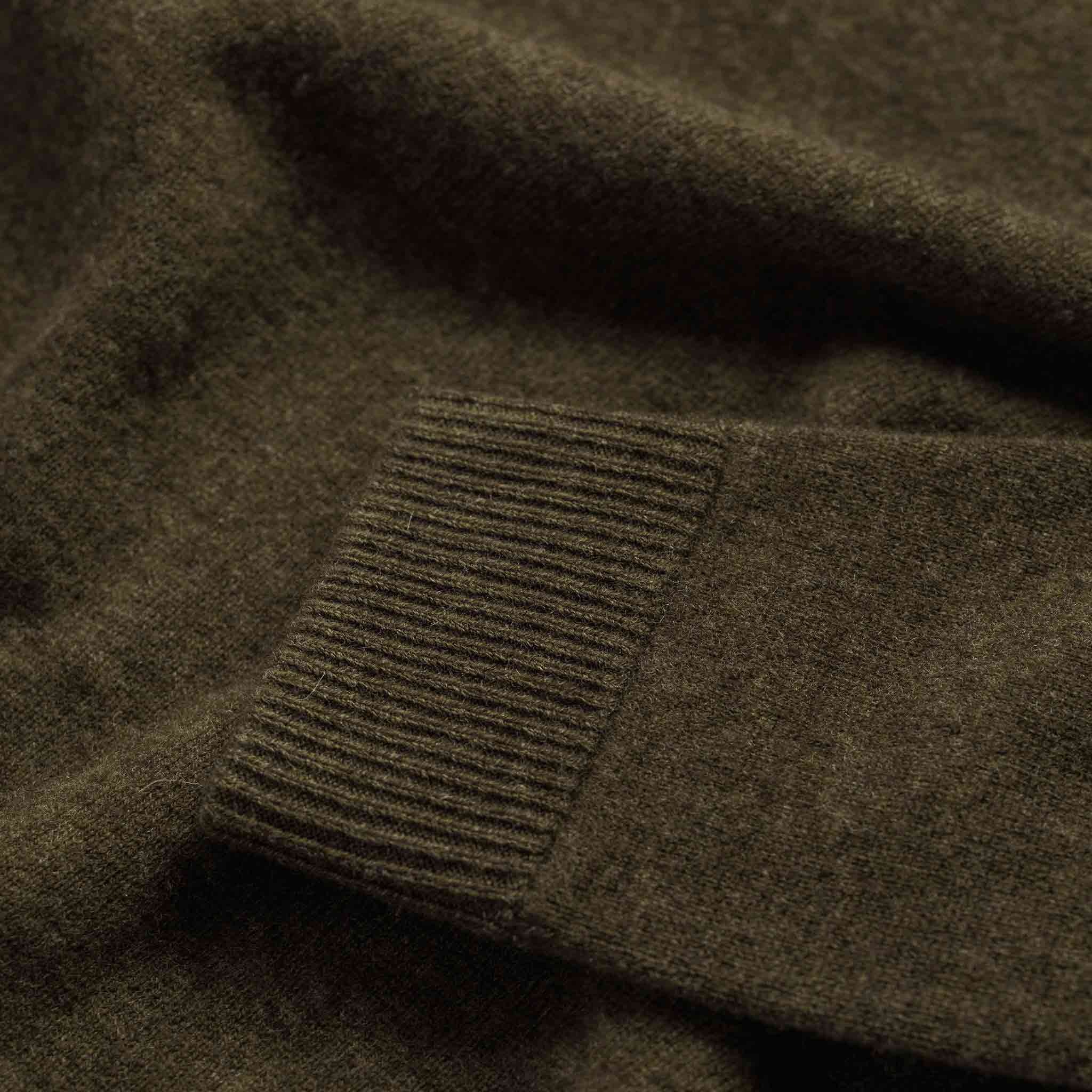 The Lodge Sweater in Army - Image 6