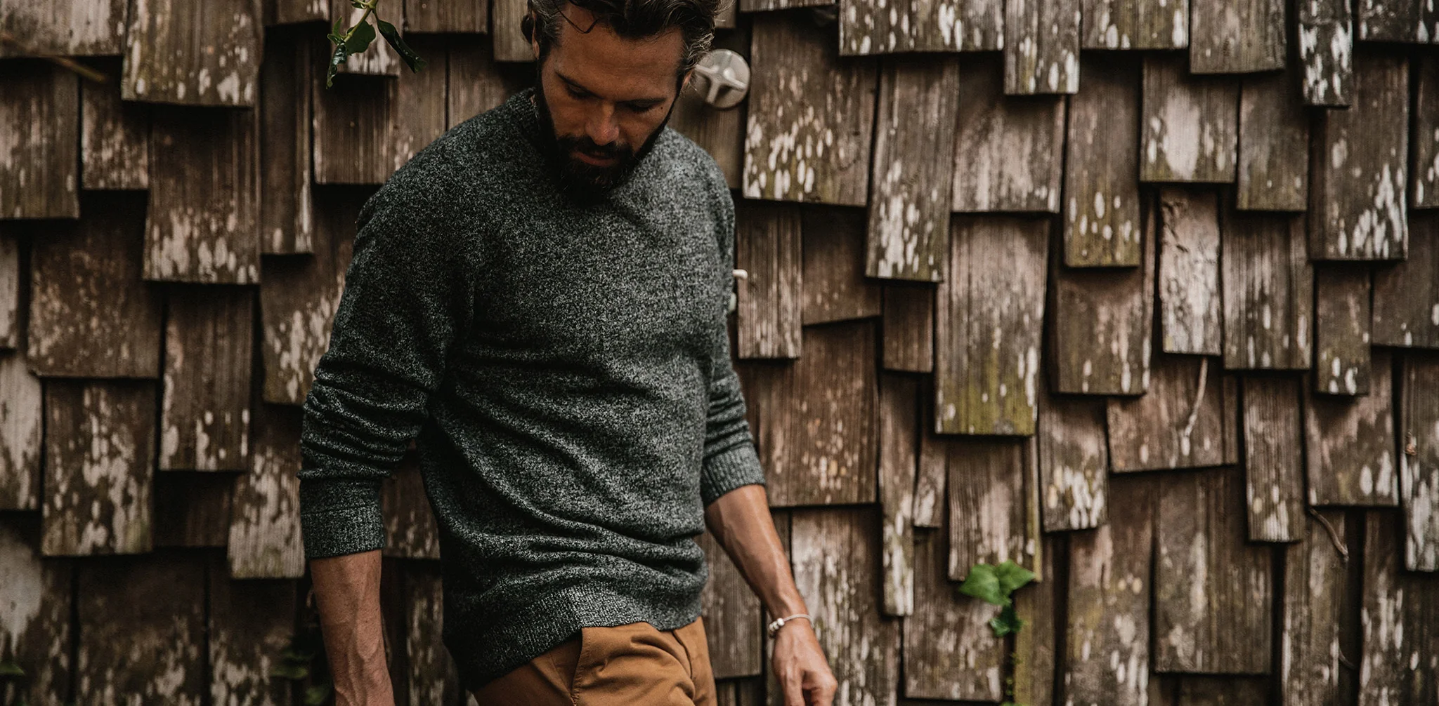 The Lodge Sweater in Charcoal - Image 10