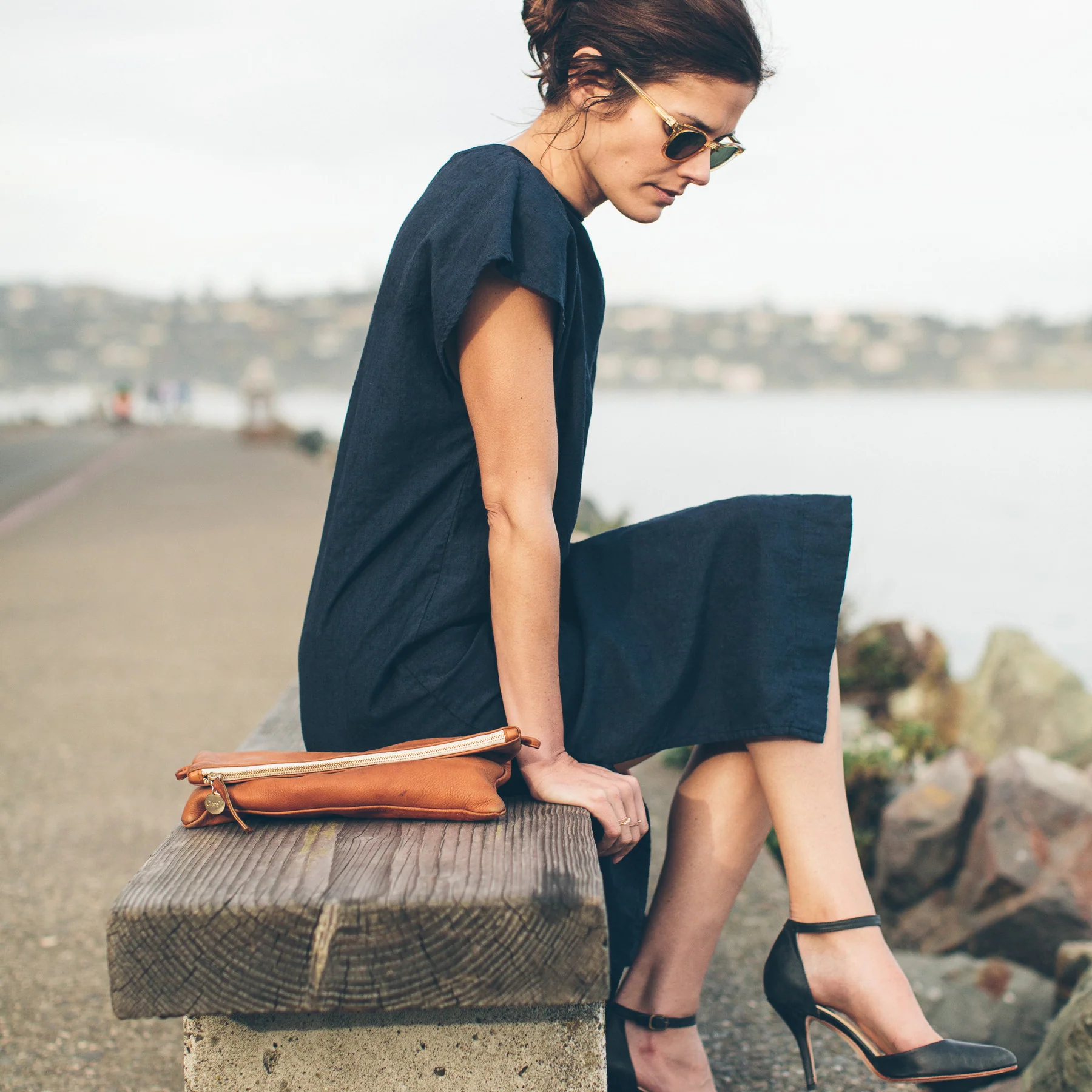 The Loma Dress in Navy - Image 2