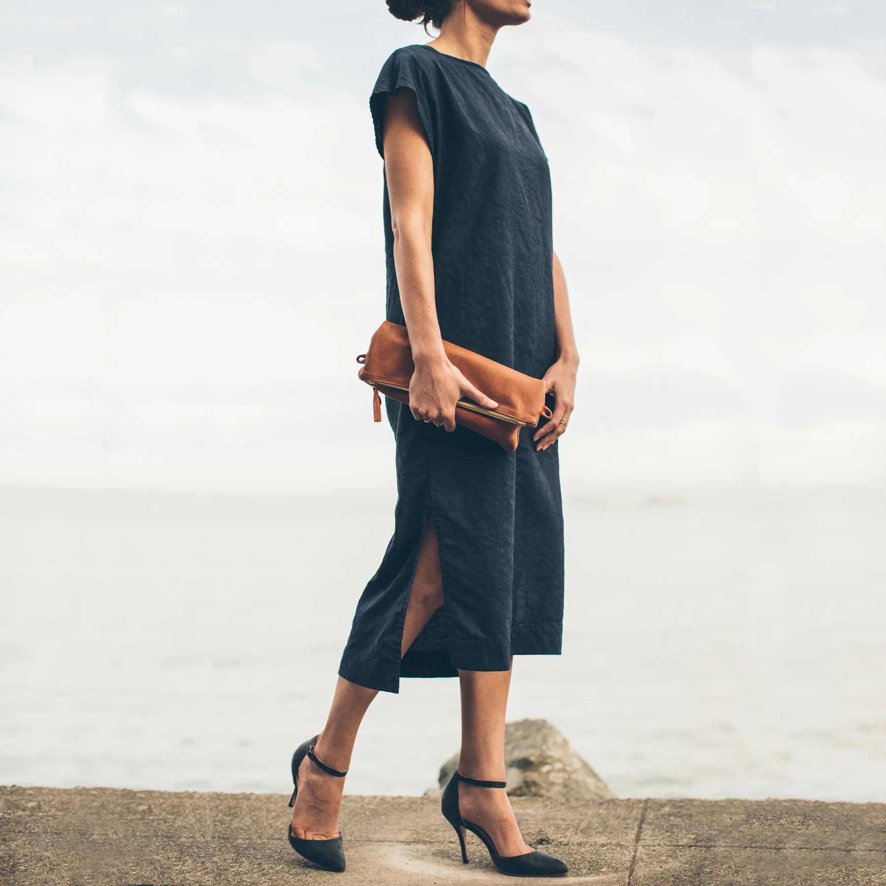 The Loma Dress in Navy - Image 3