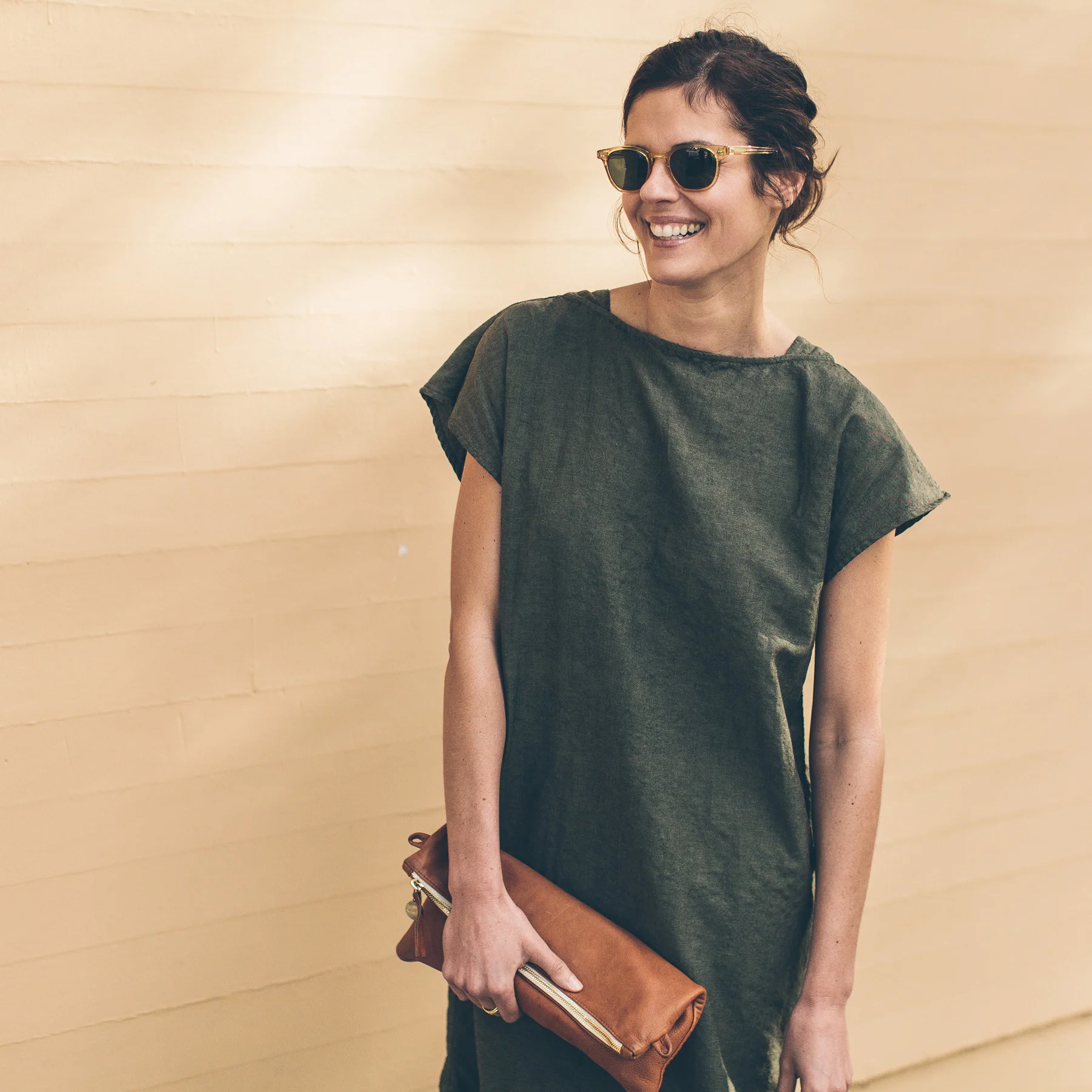 The Loma Dress in Olive - Image 3
