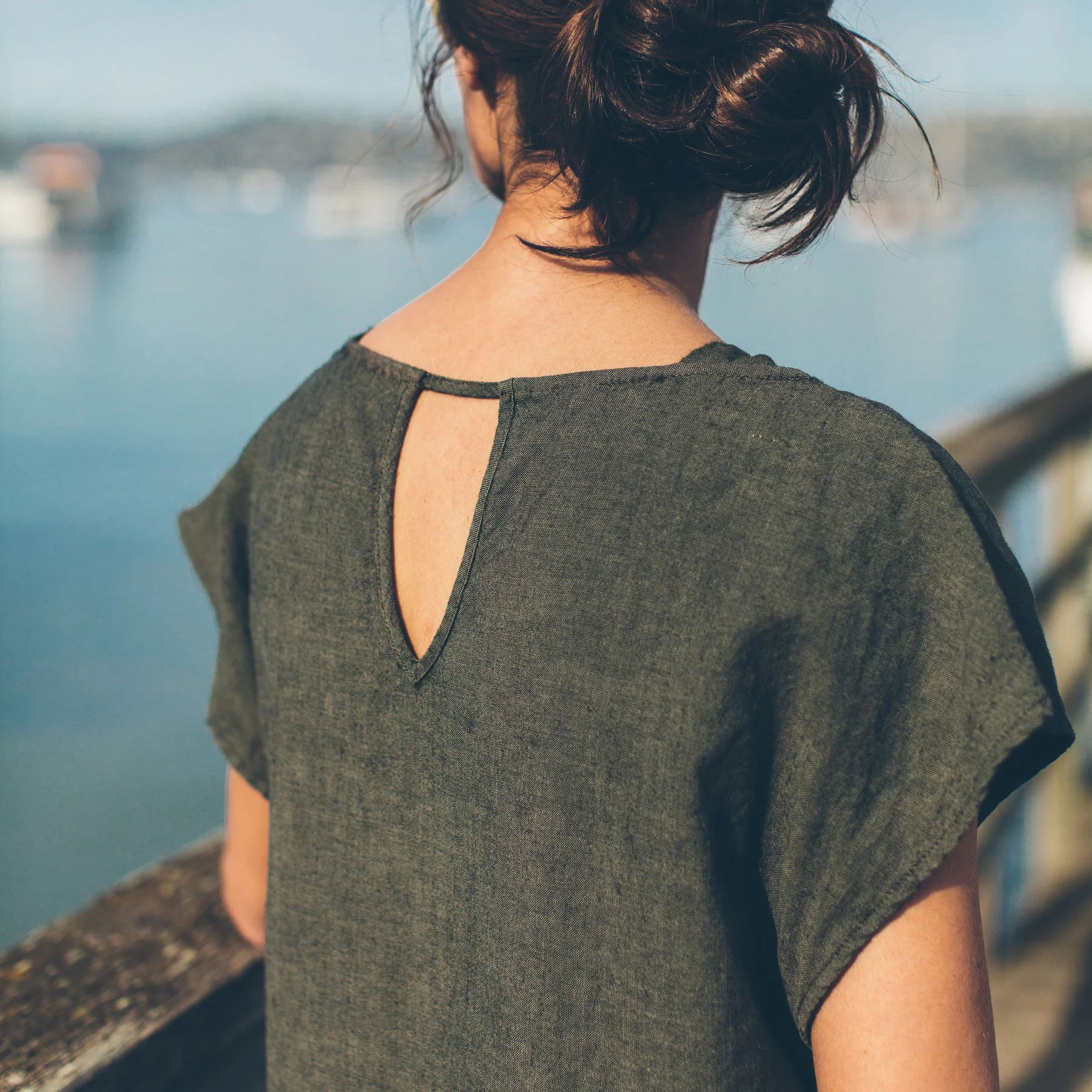 The Loma Dress in Olive - Image 5