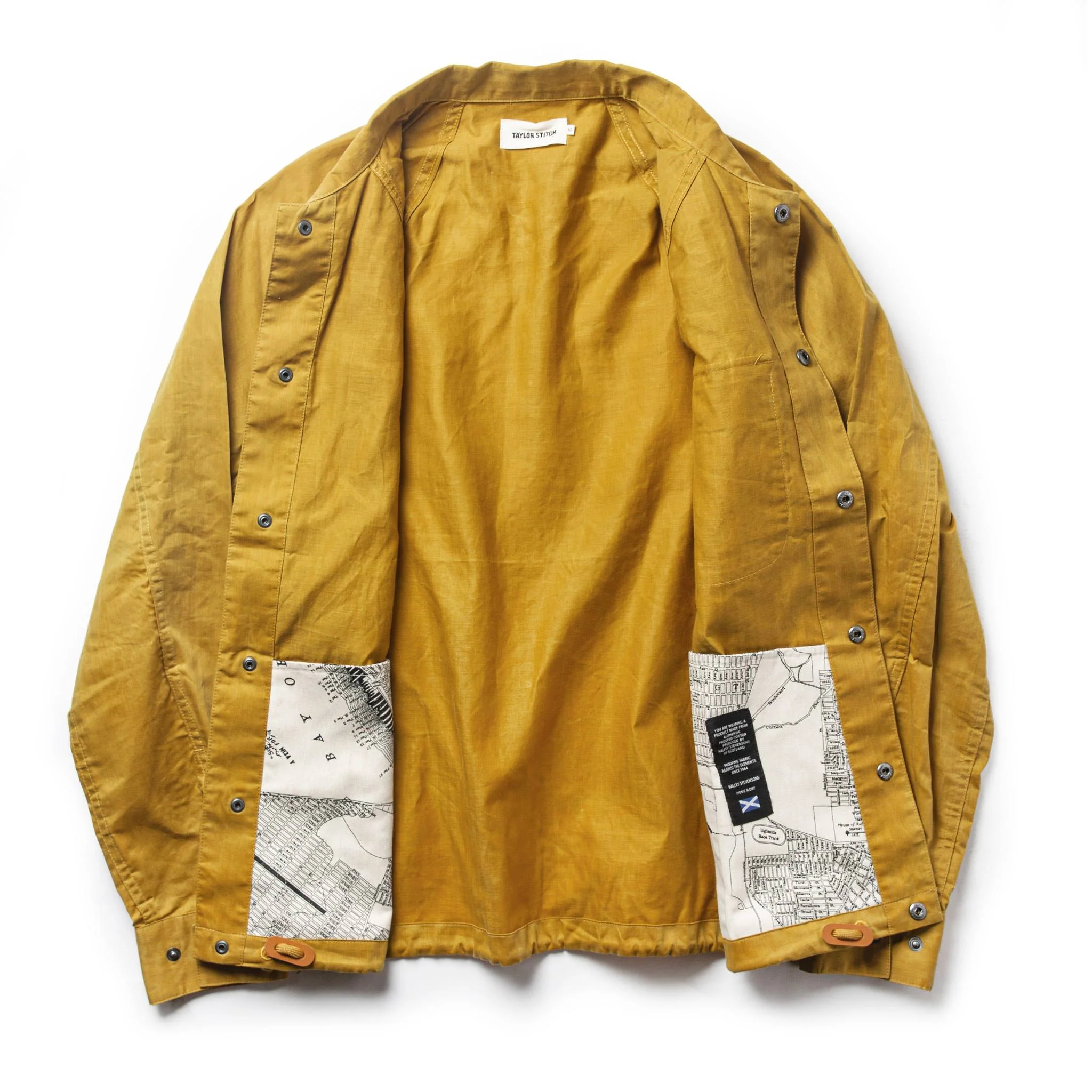 The Lombardi Jacket in Mustard Dry Wax - Image 10