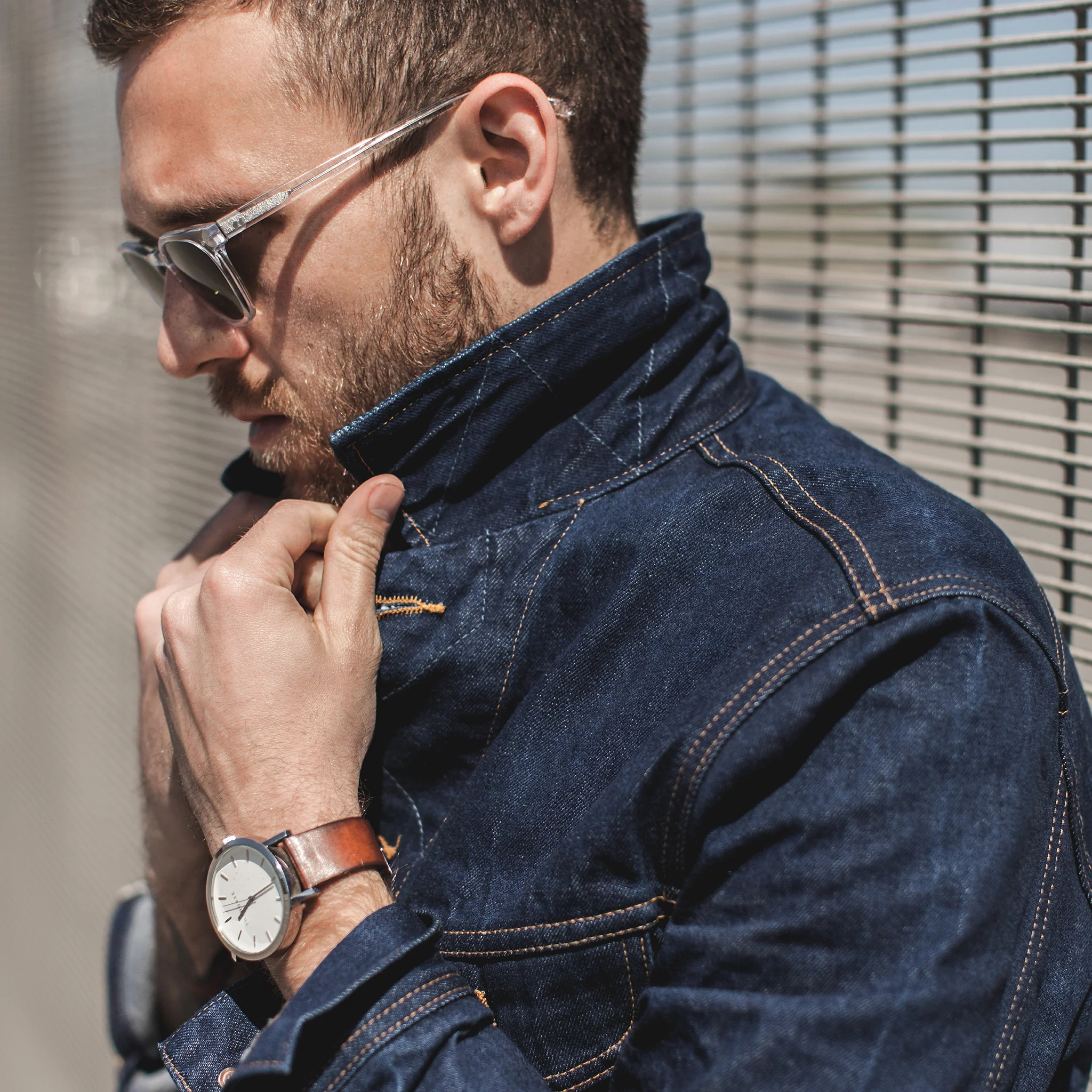 The Long Haul Jacket in 110 Year Denim - Image 2
