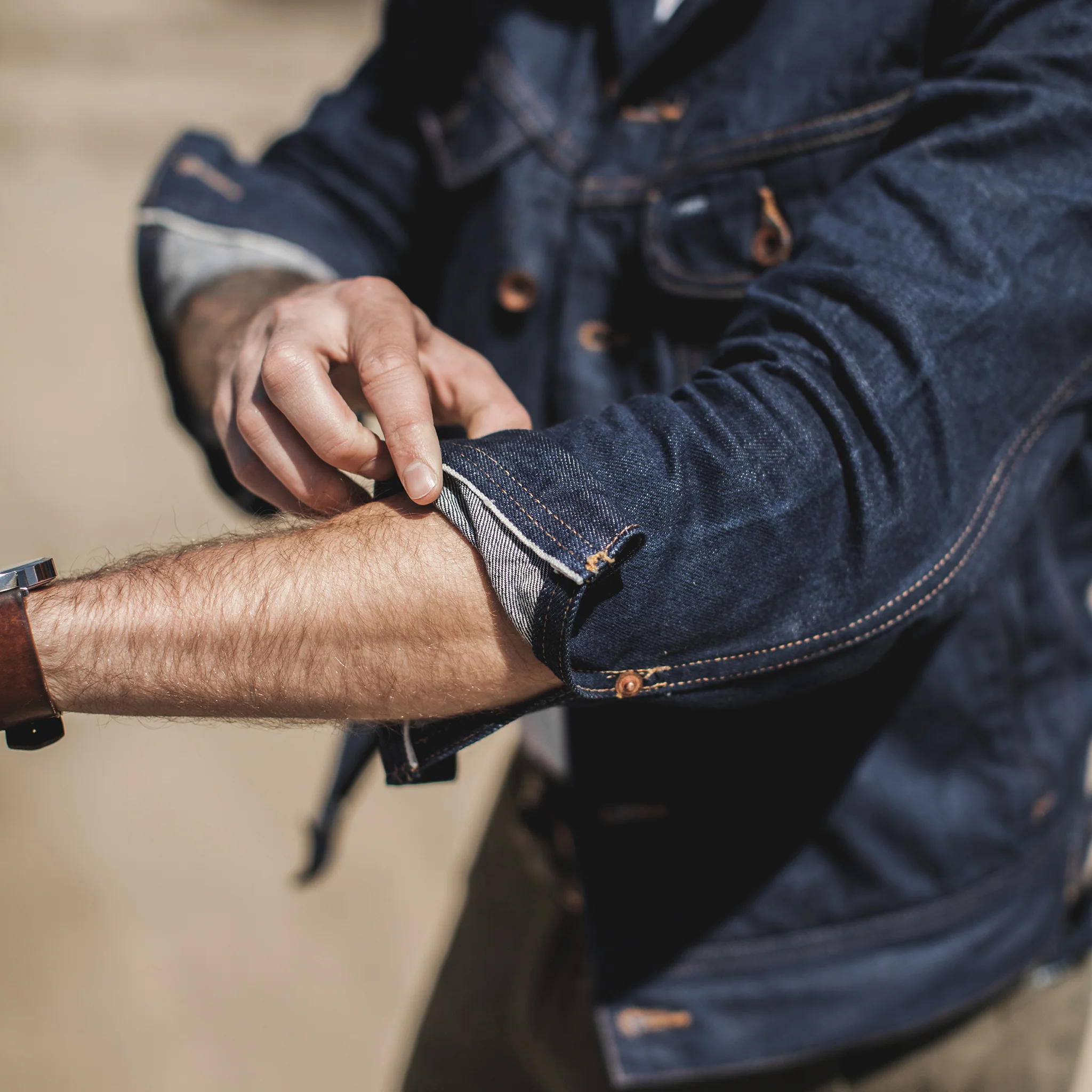 The Long Haul Jacket in 110 Year Denim - Image 4