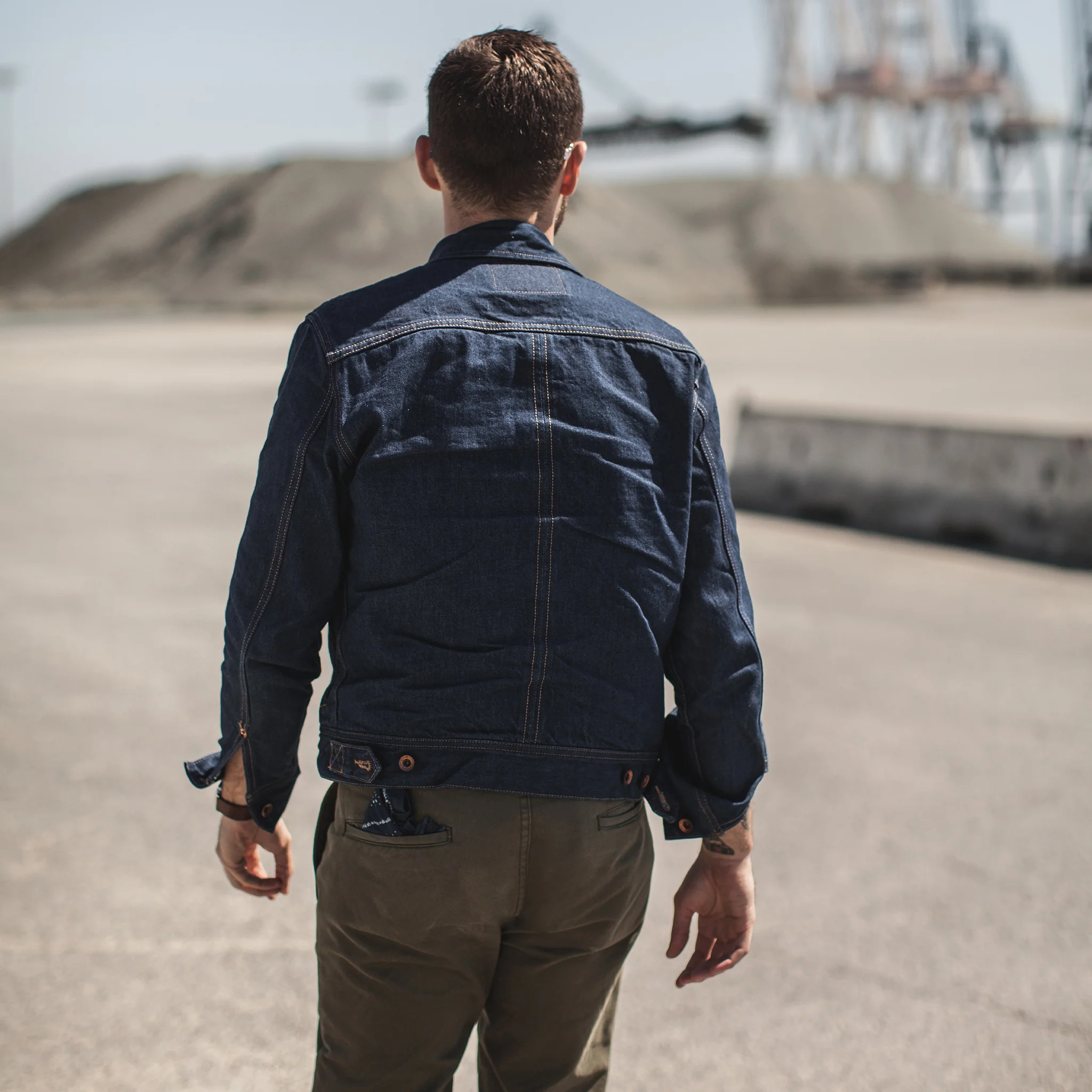 The Long Haul Jacket in 110 Year Denim - Image 5