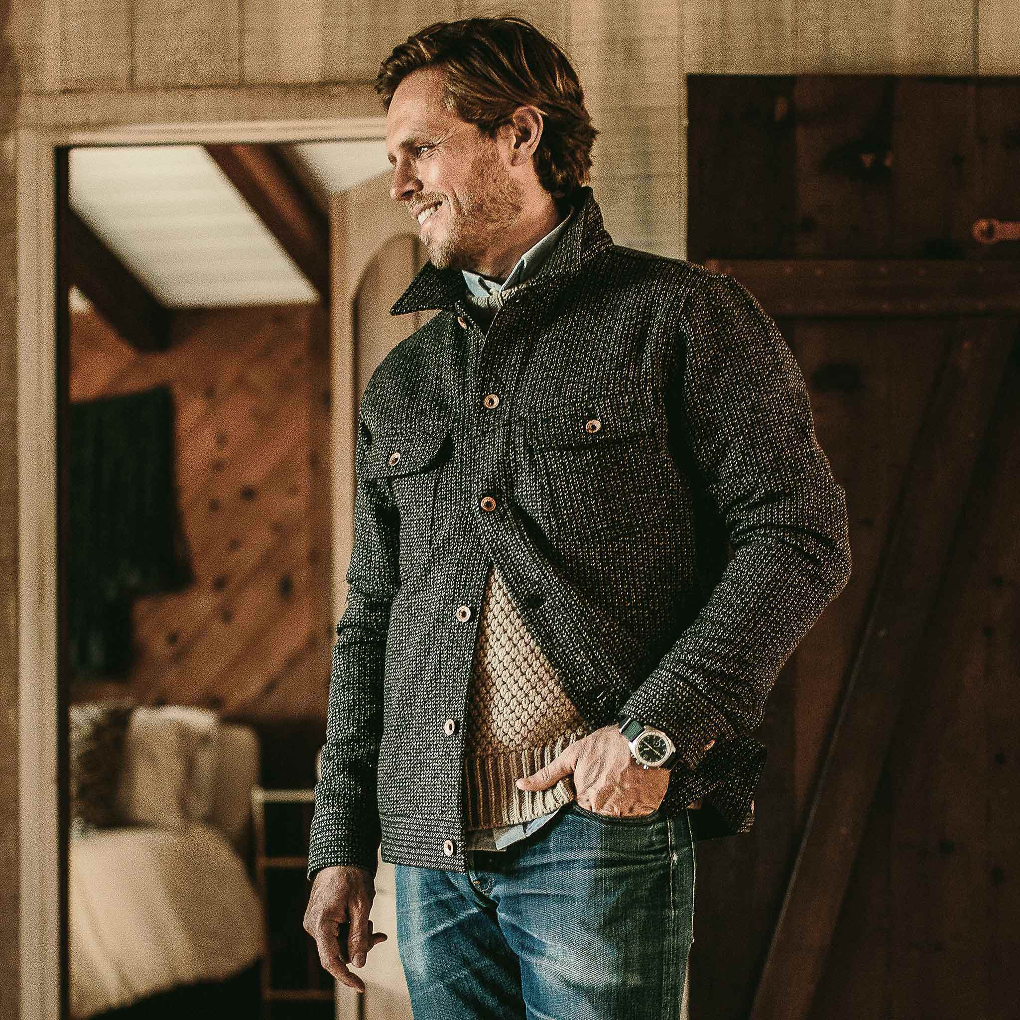 The Long Haul Jacket in Wool Beach Cloth - Image 2