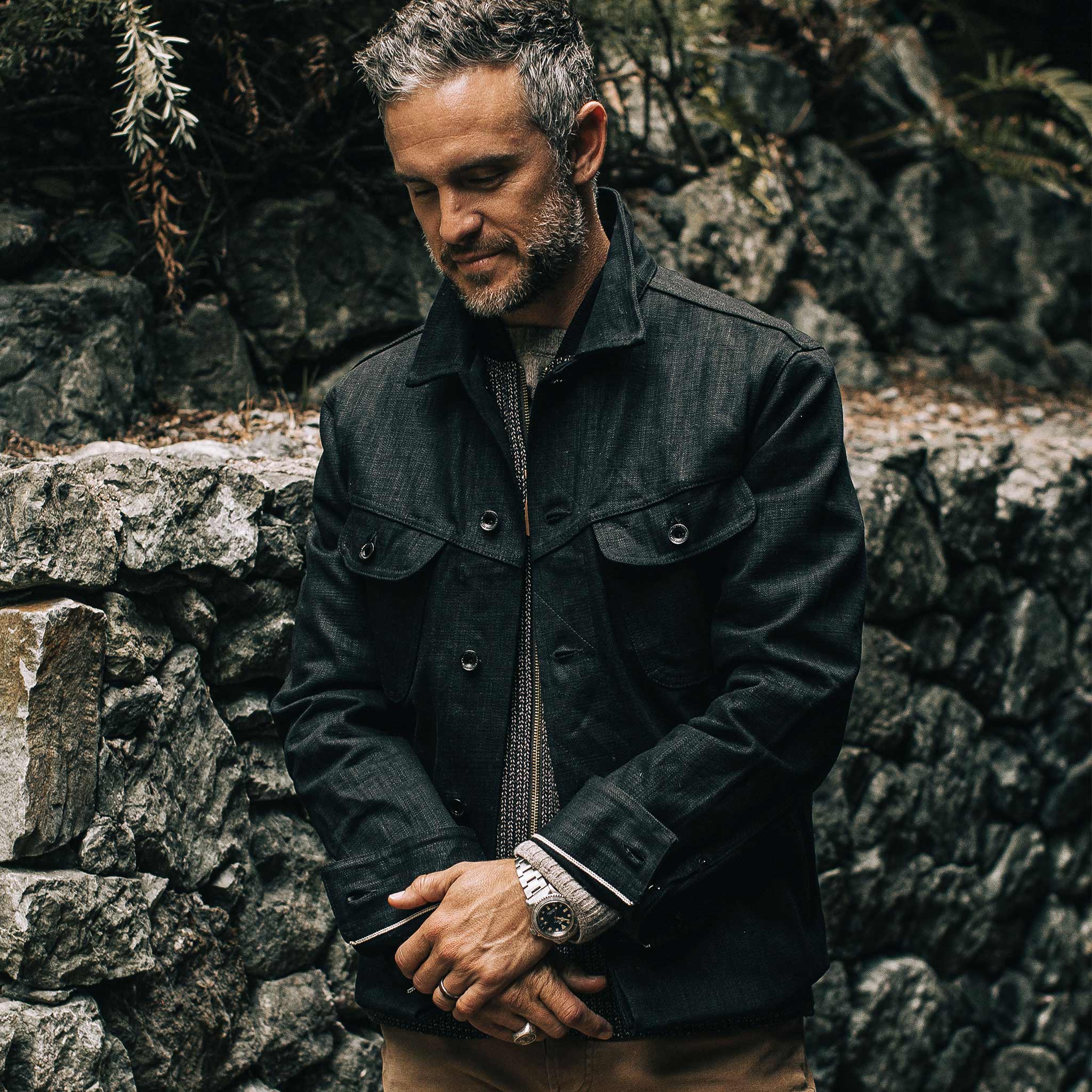 The Long Haul Jacket in Black Selvage - Image 3