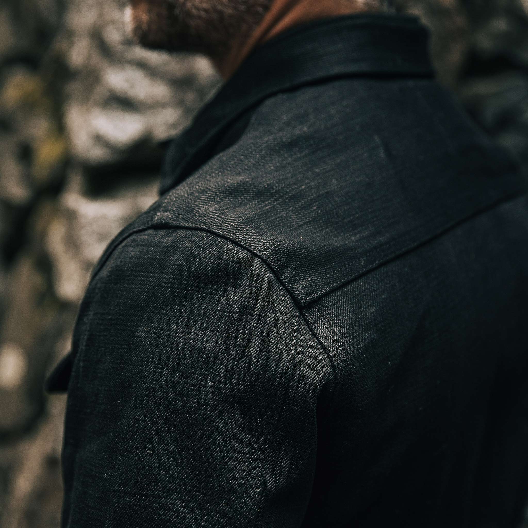 The Long Haul Jacket in Black Selvage - Image 6