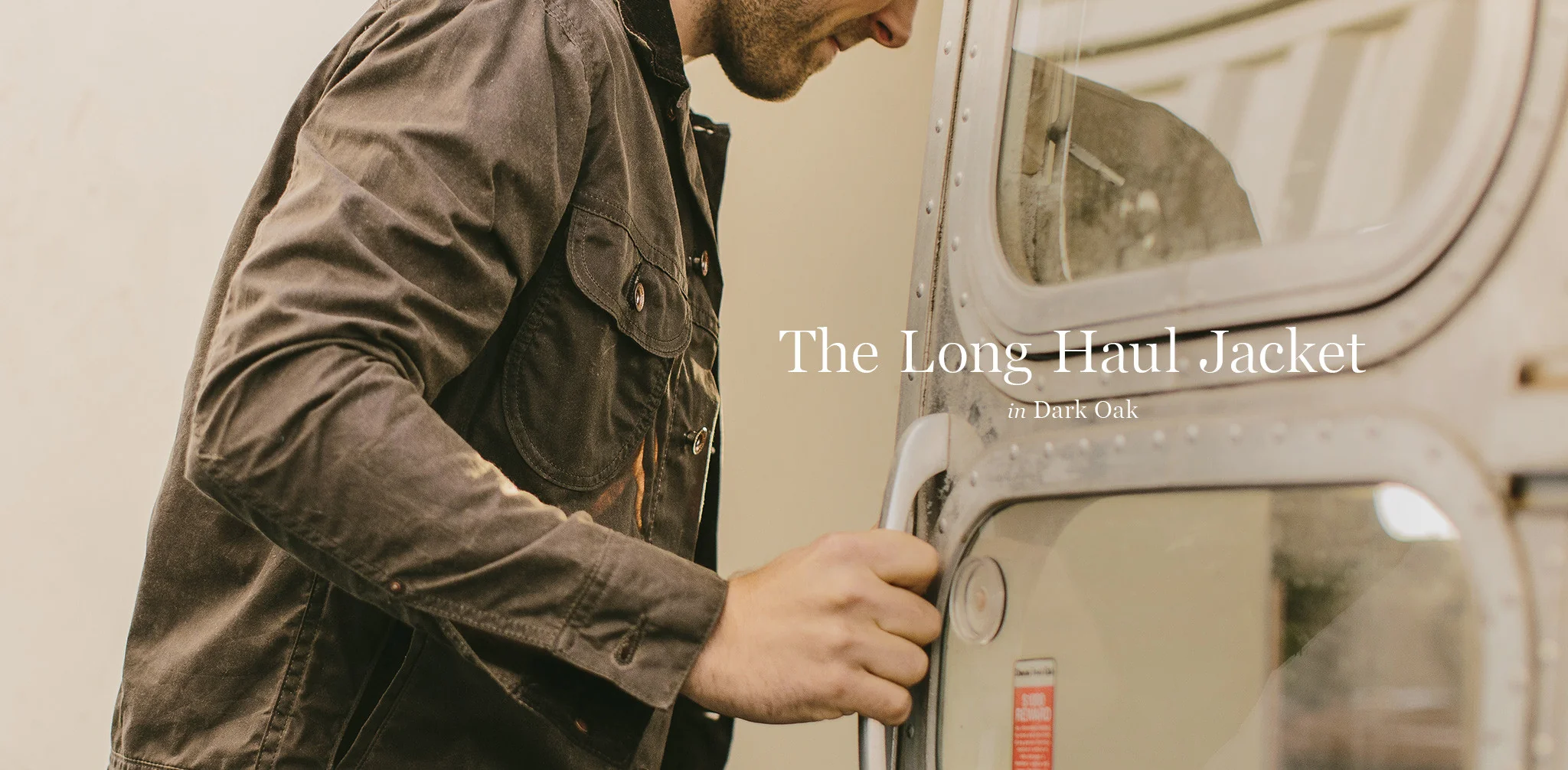 The Long Haul Jacket in Dark Oak Waxed Canvas - Image 6