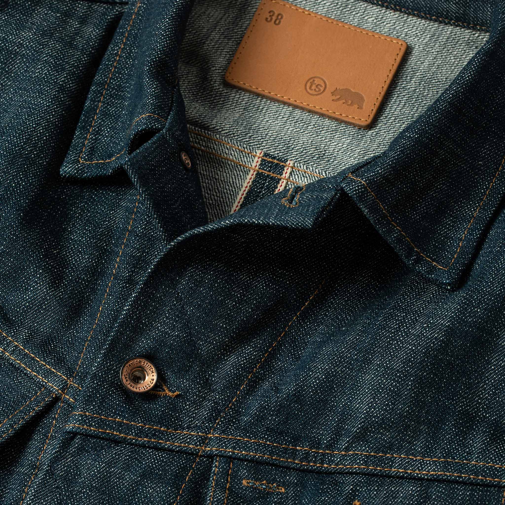 The Long Haul Jacket in Green Cast Selvage - Image 5