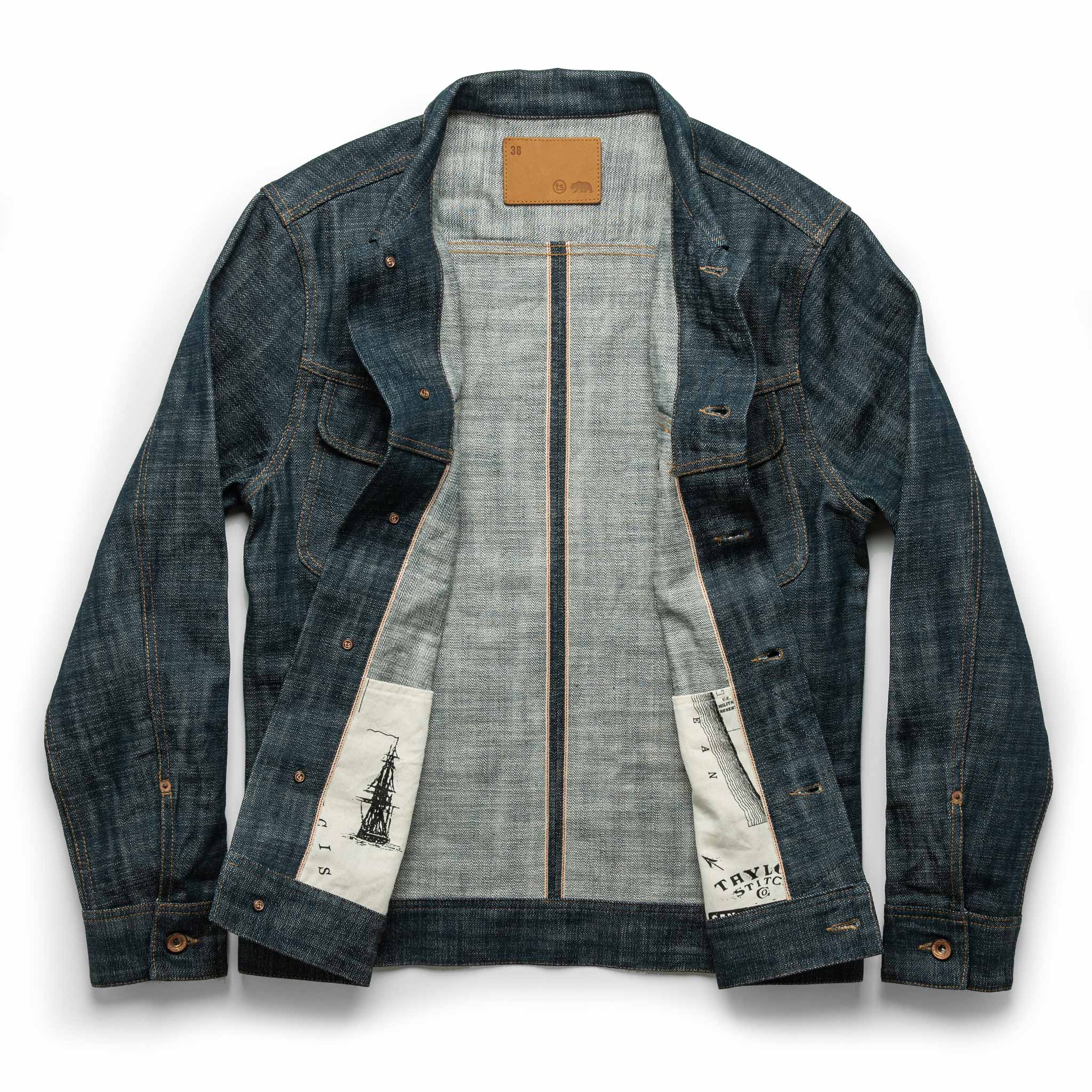 The Long Haul Jacket in Green Cast Selvage - Image 8