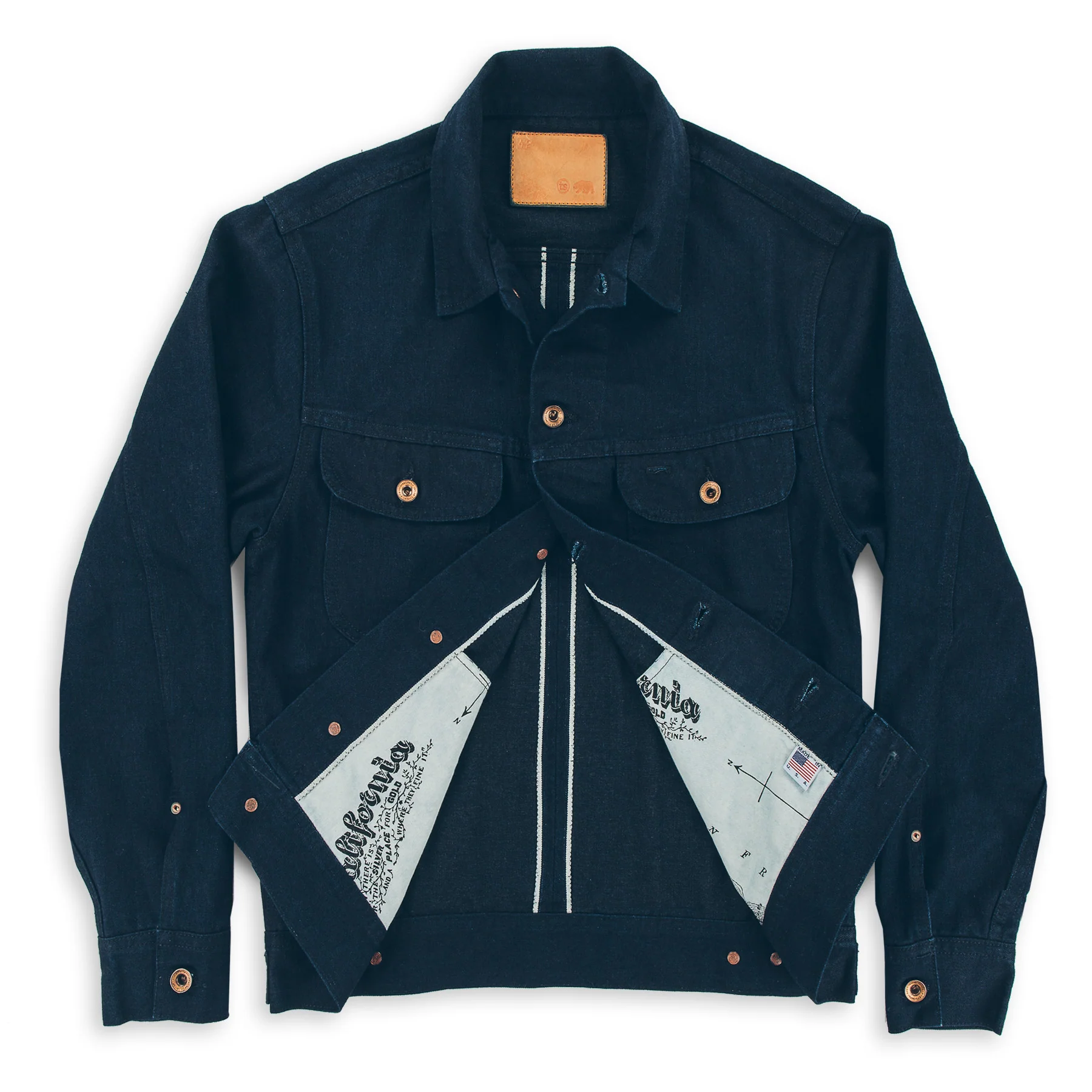 The Long Haul Jacket in Indigo Selvage Twill - Image 7