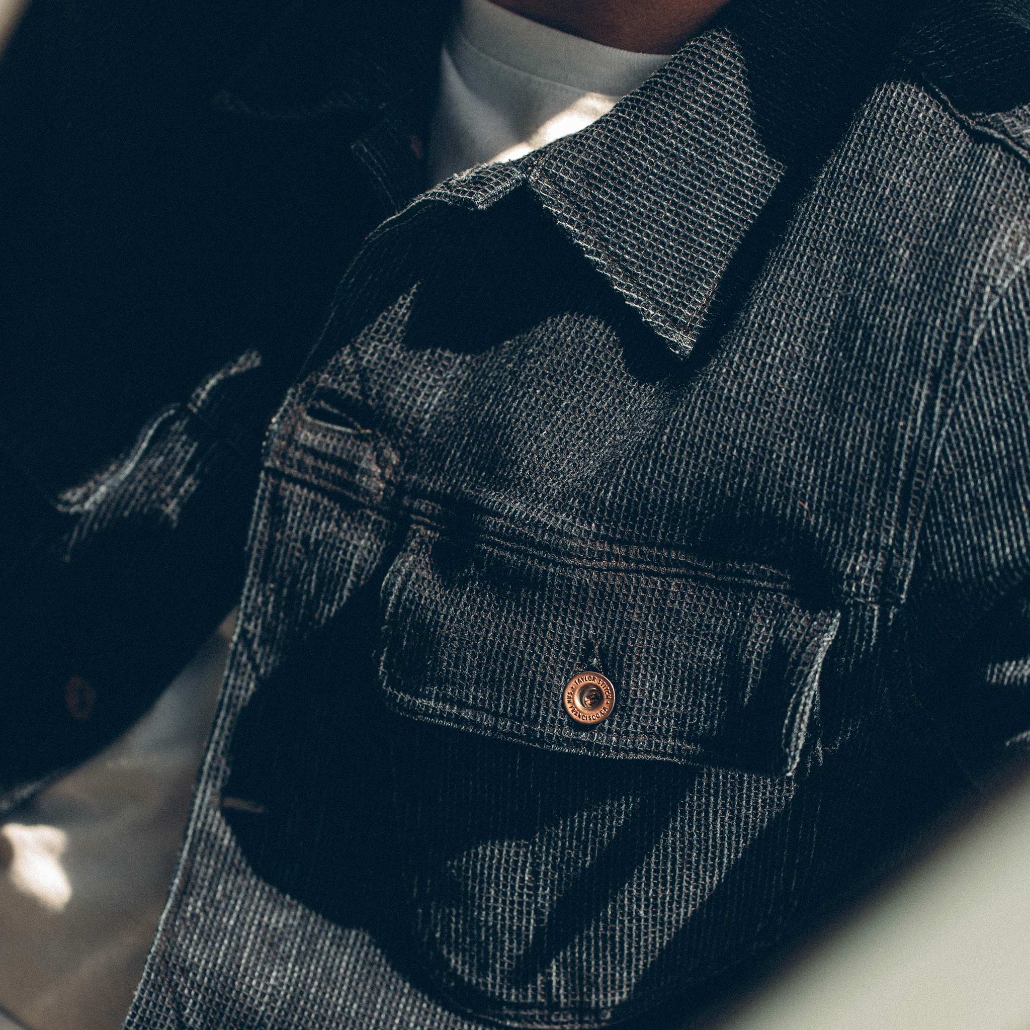 The Long Haul Jacket in Indigo Waffle ('18) - Image 3
