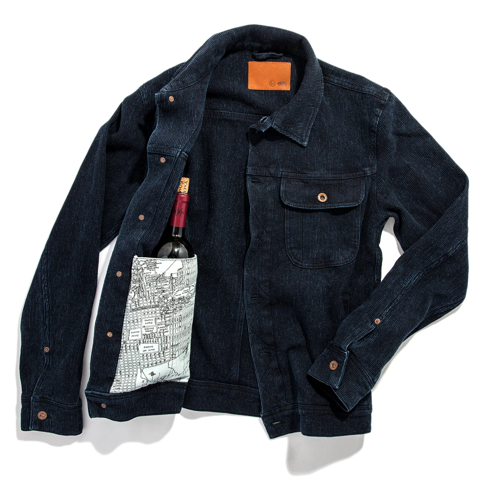 The Long Haul Jacket in Indigo Waffle ('18) - Image 5