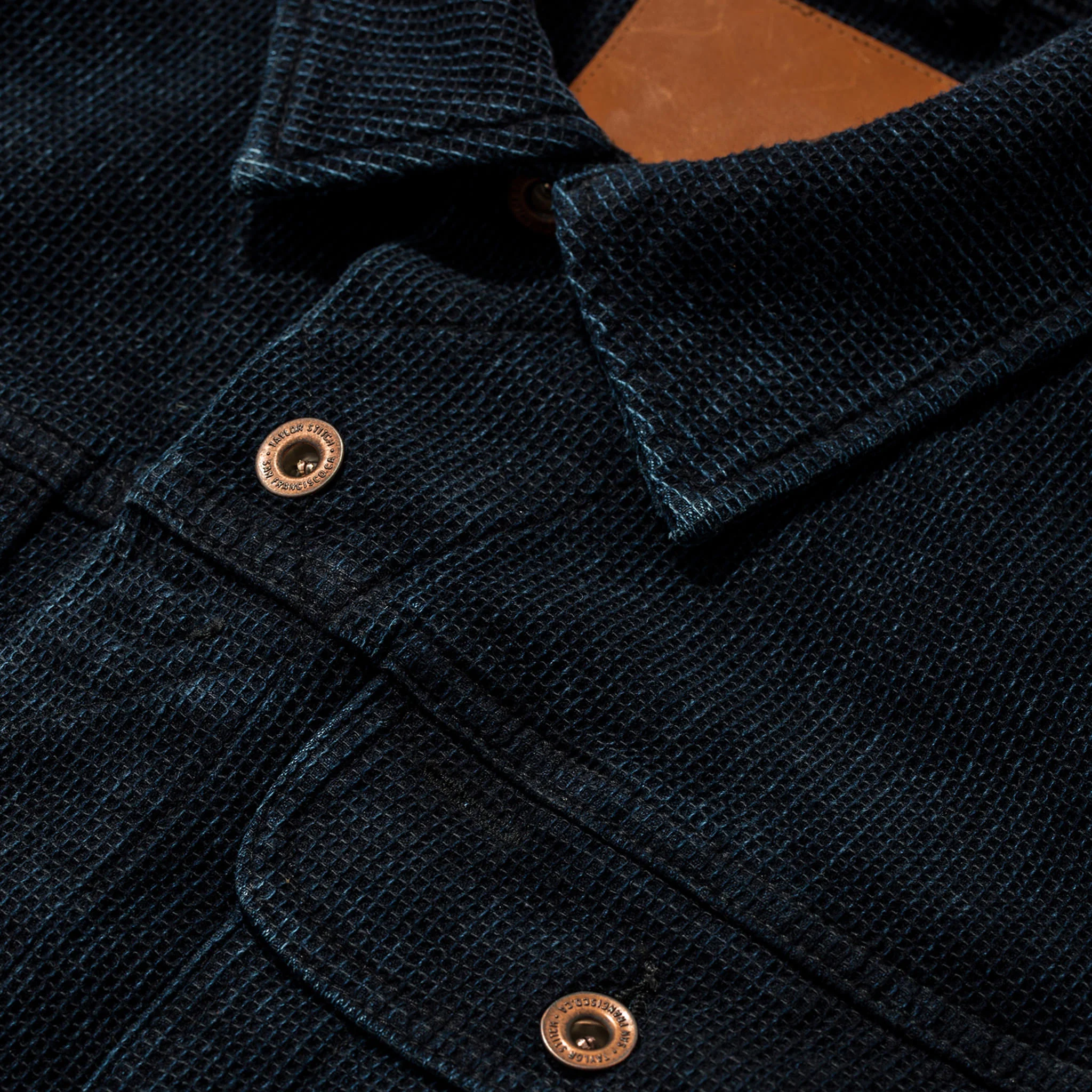 The Long Haul Jacket in Indigo Waffle ('18) - Image 8
