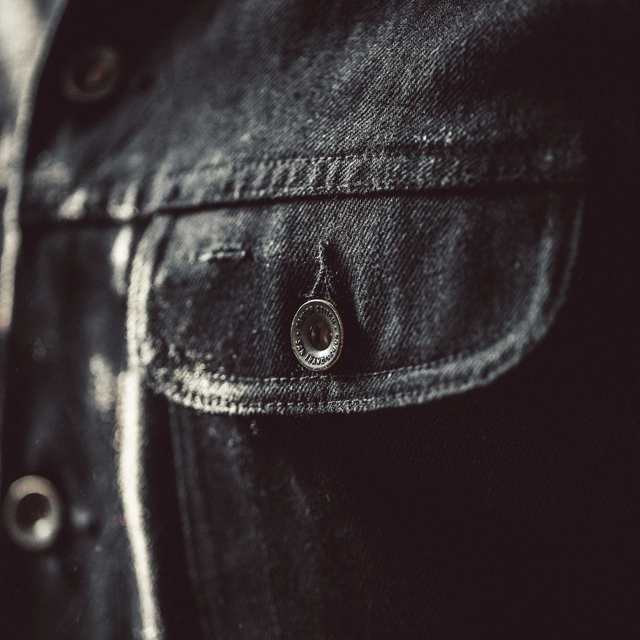 The Long Haul Jacket in Kuroki Mills Black Selvage - Image 6