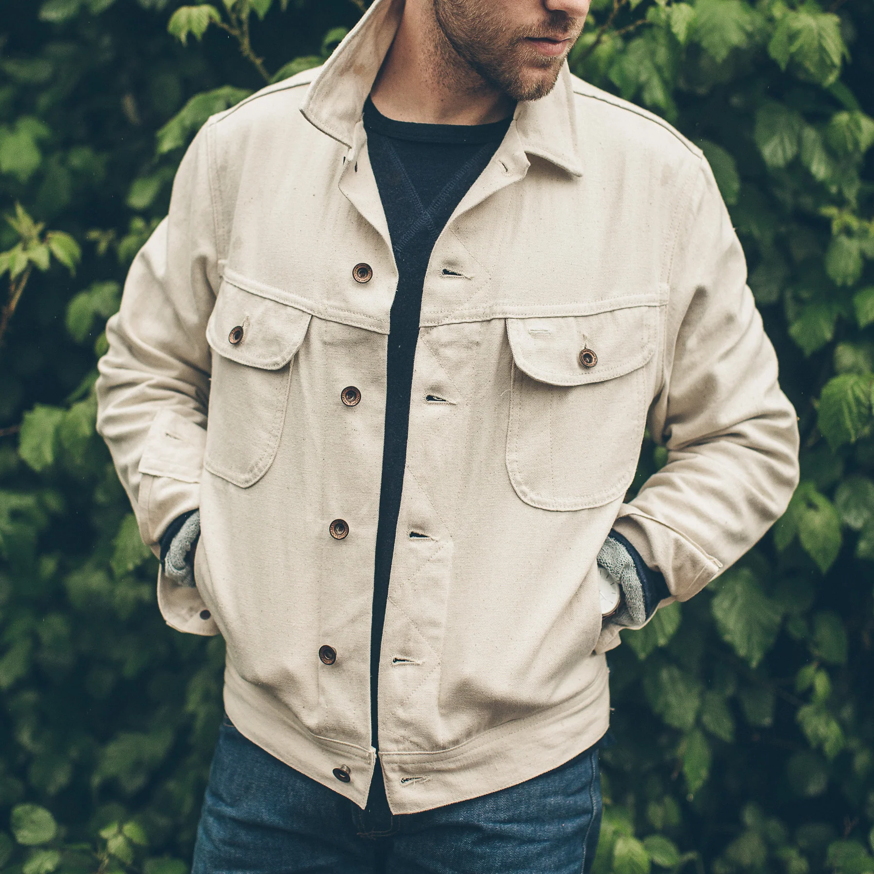 The Long Haul Jacket in Natural Selvage Canvas - Image 3