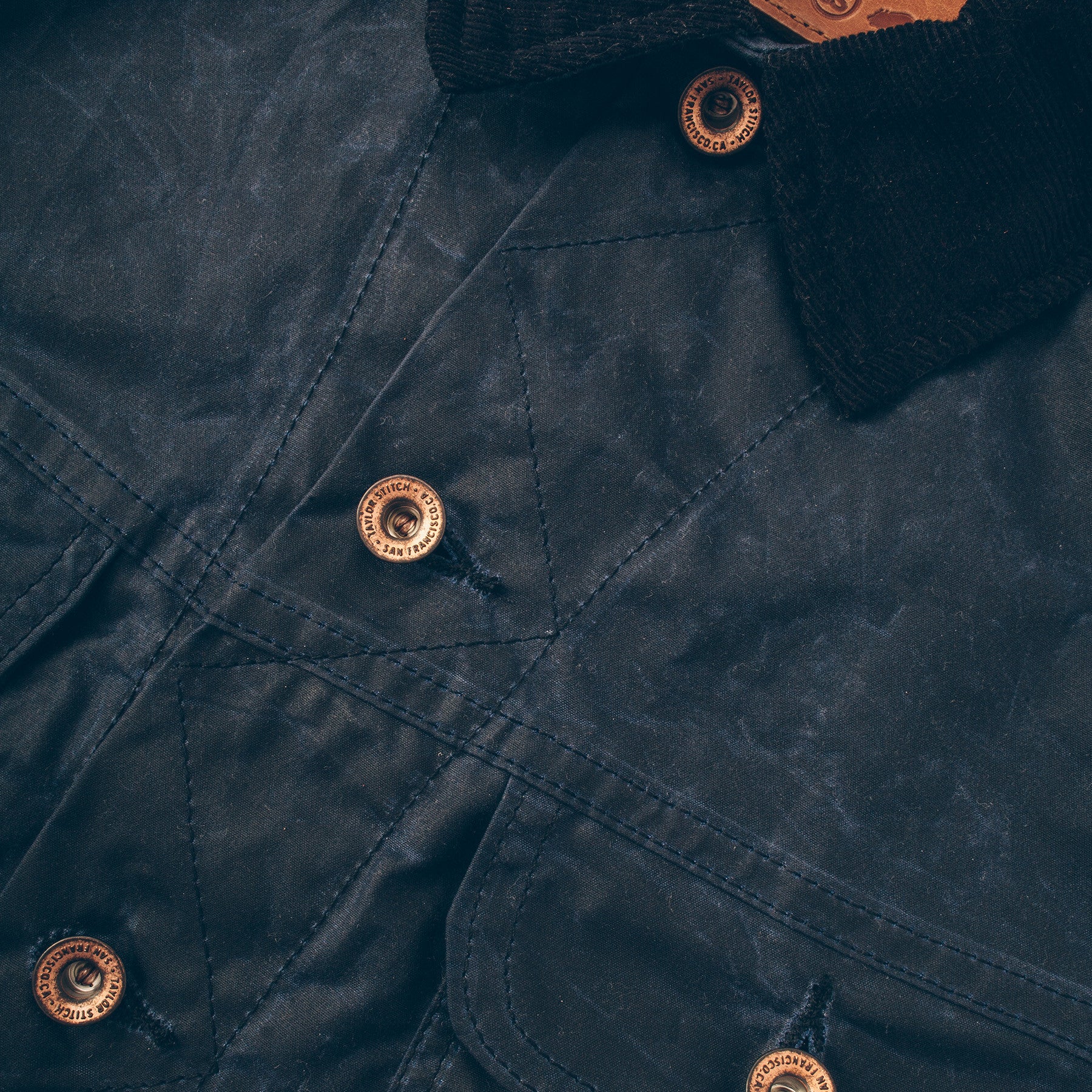 The Long Haul Jacket in Navy Waxed Canvas - Image 5