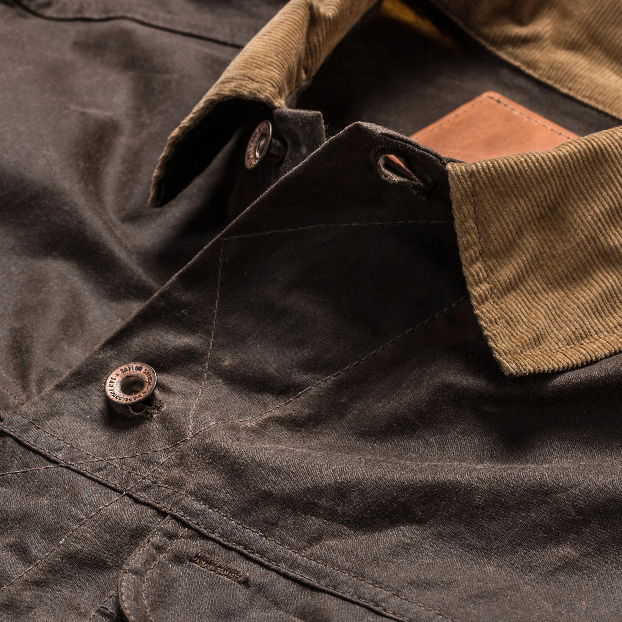 The Long Haul Jacket in Tobacco Waxed Canvas - Image 13