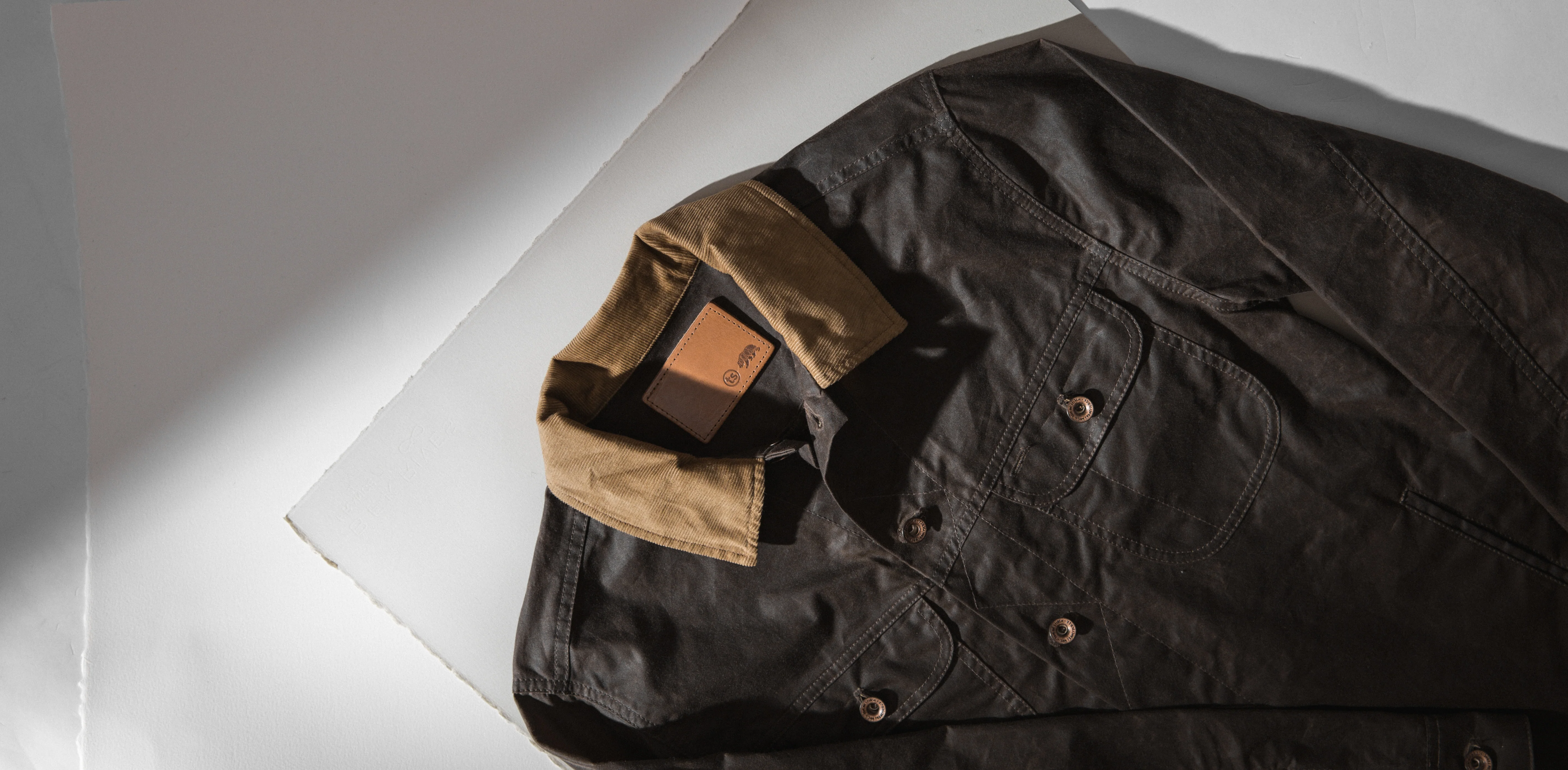 The Long Haul Jacket in Tobacco Waxed Canvas - Image 16