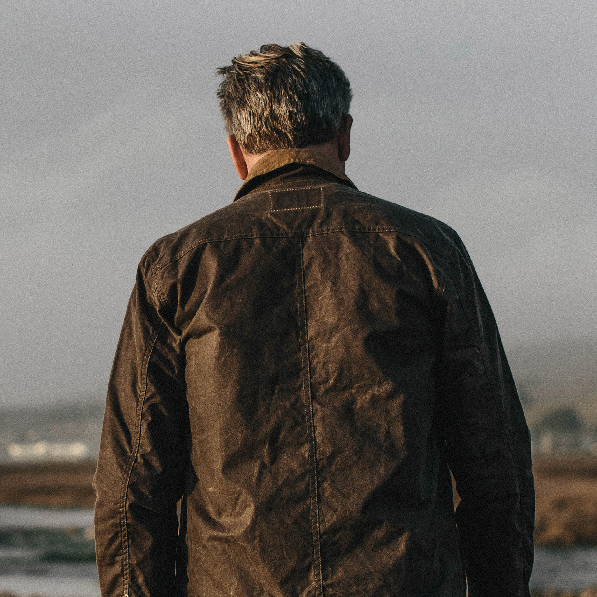 The Long Haul Jacket in Tobacco Waxed Canvas - Image 4