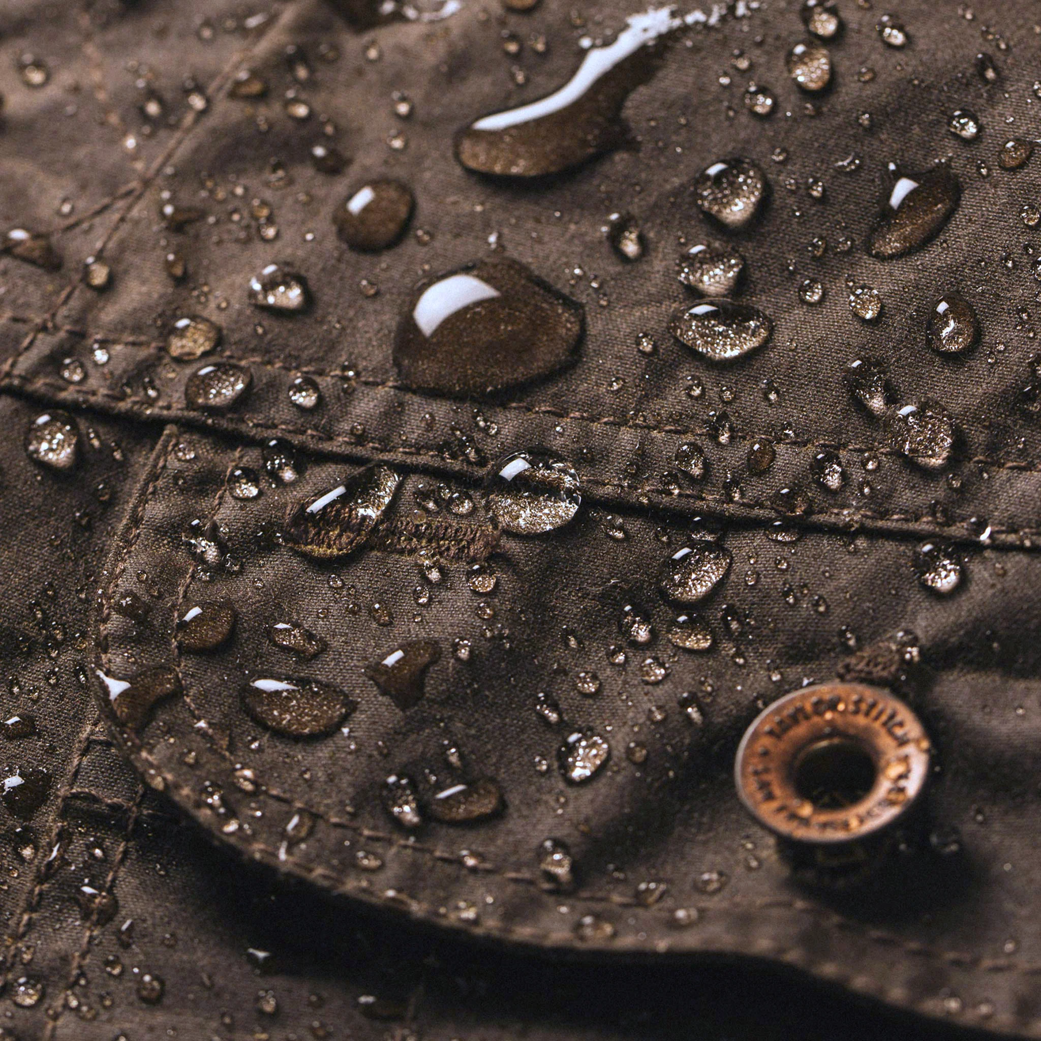 The Long Haul Jacket in Tobacco Waxed Canvas - Image 6