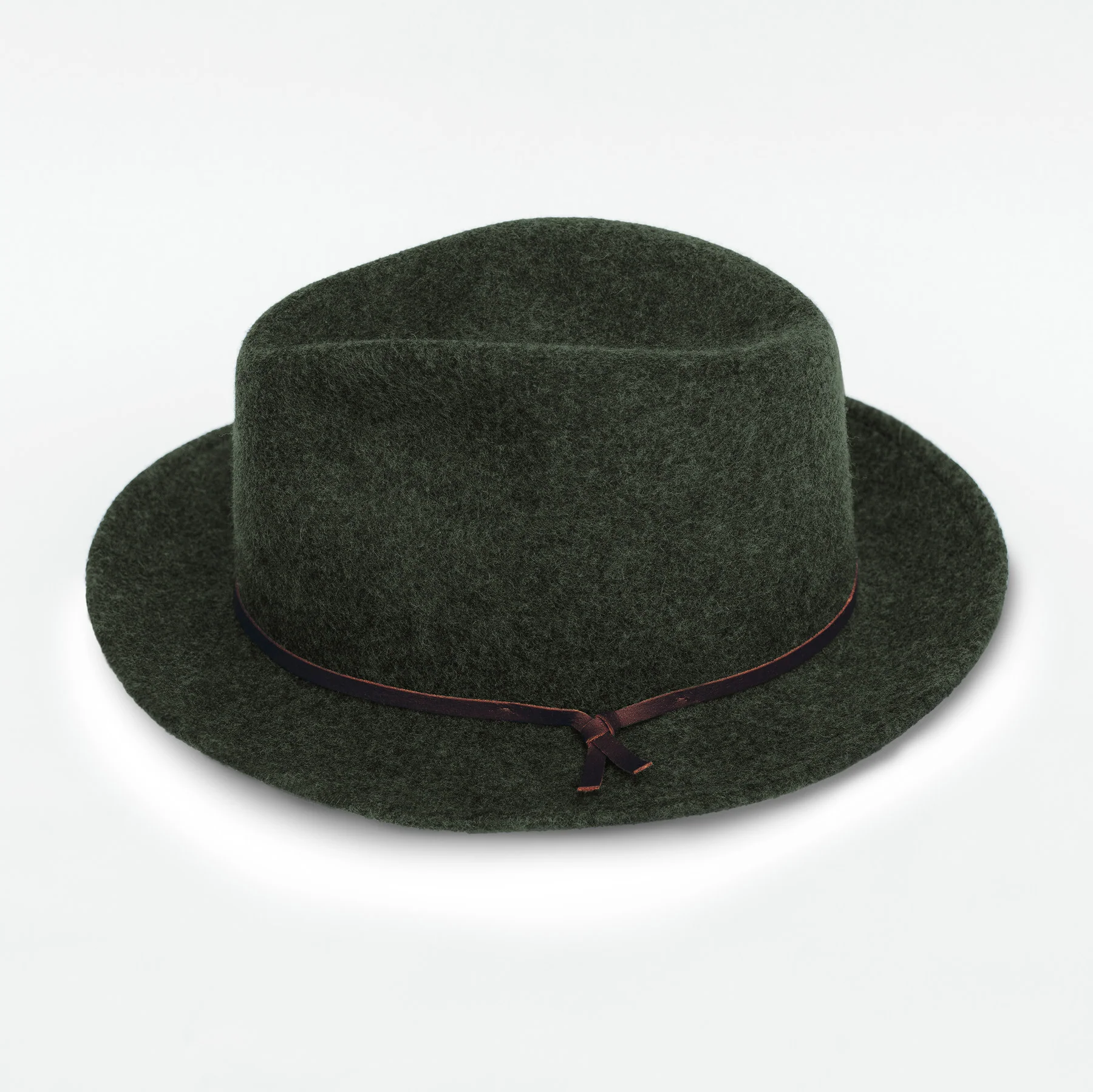 The Luke Fedora in Olive - Image 4