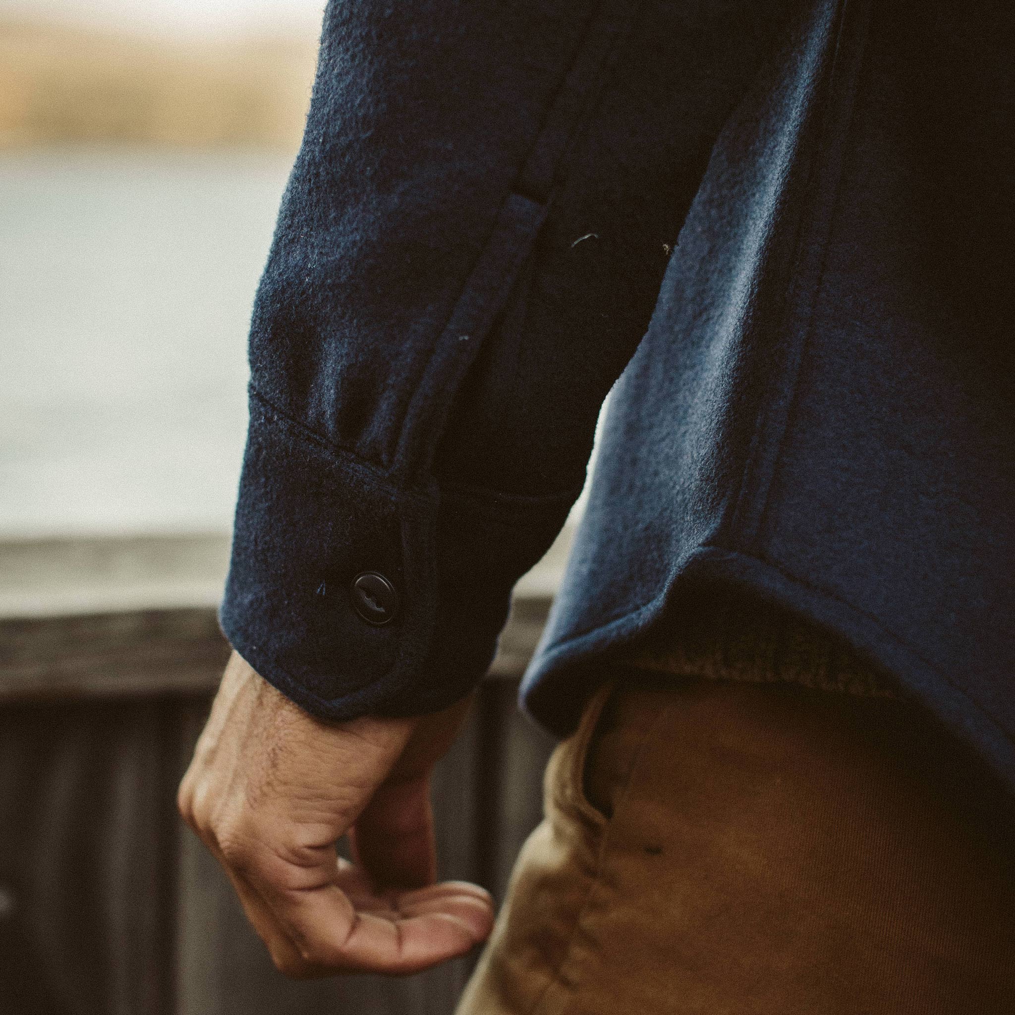 The Maritime Shirt Jacket in Navy - Image 4