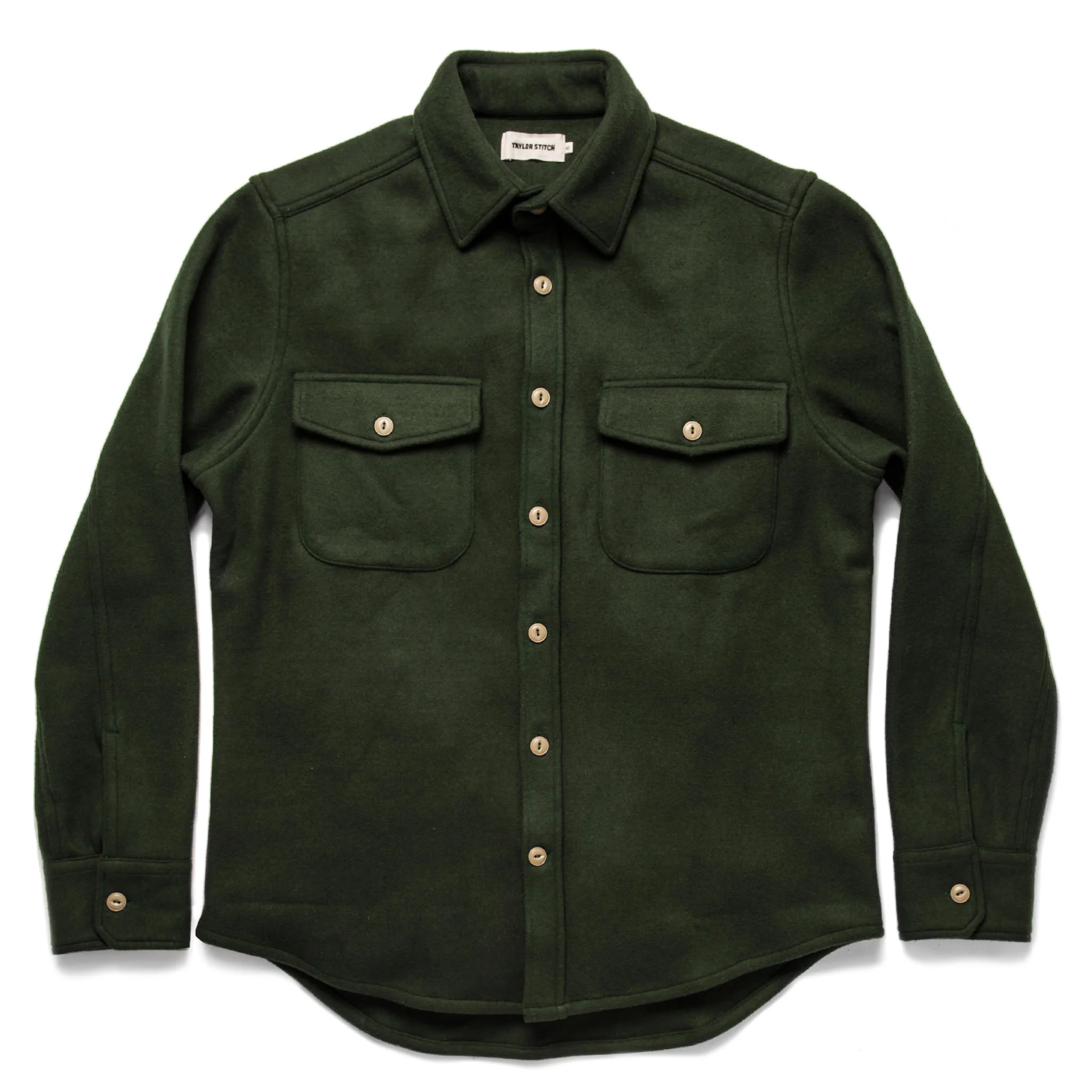 The Maritime Shirt Jacket in Olive - Image 10