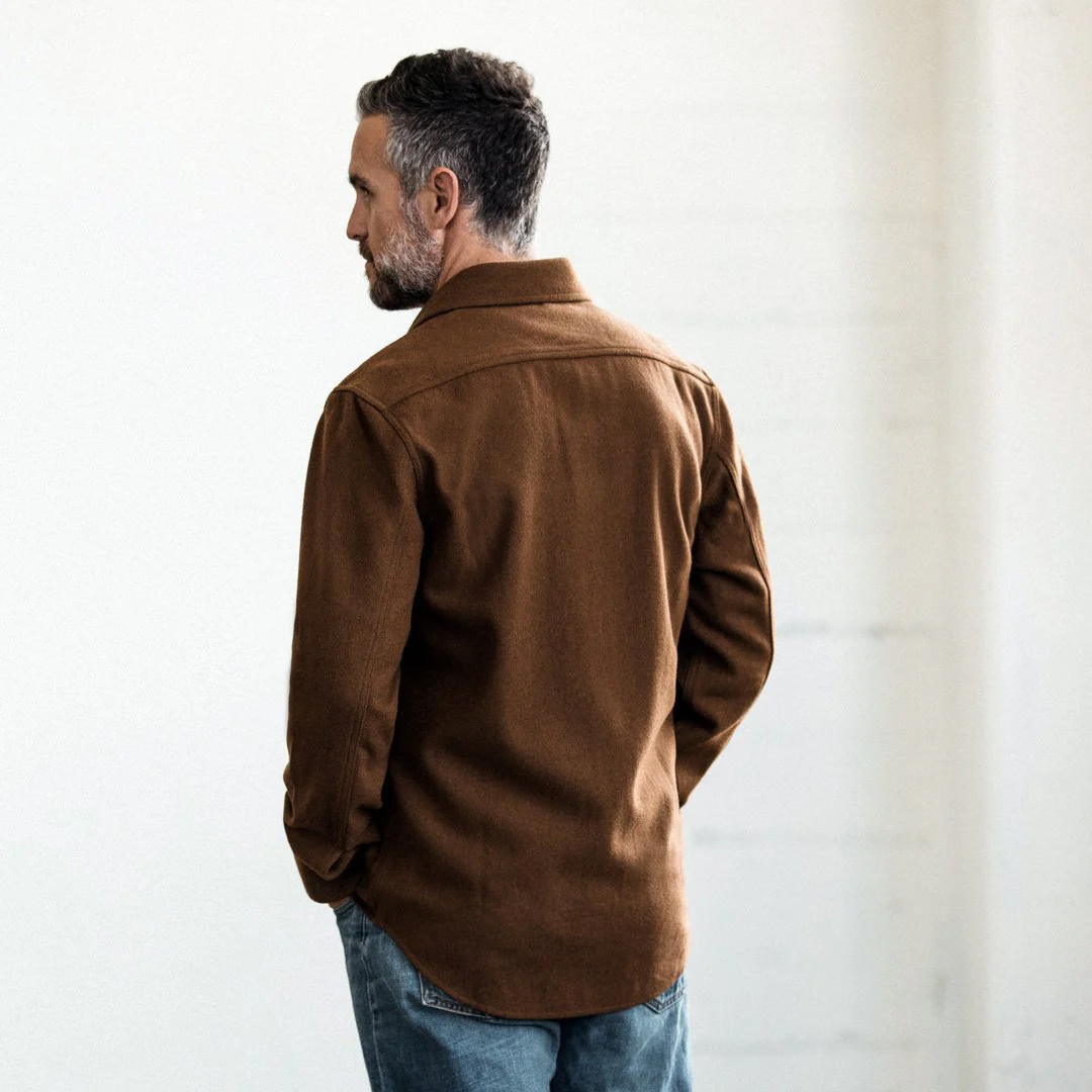 The Maritime Shirt Jacket in Rust - Image 4