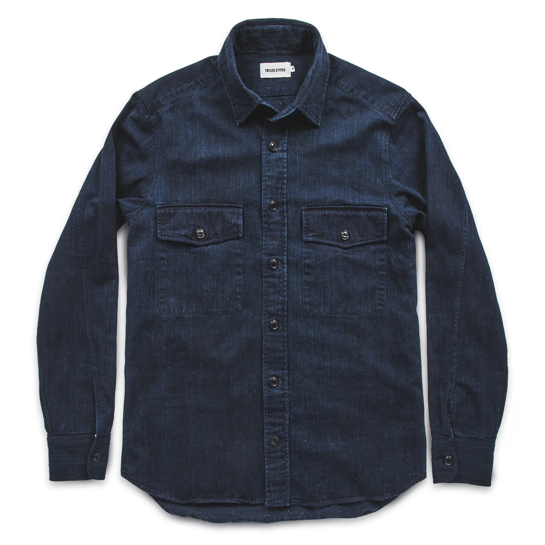 The Maritime Shirt Jacket in Sea Washed Indigo - Image 7