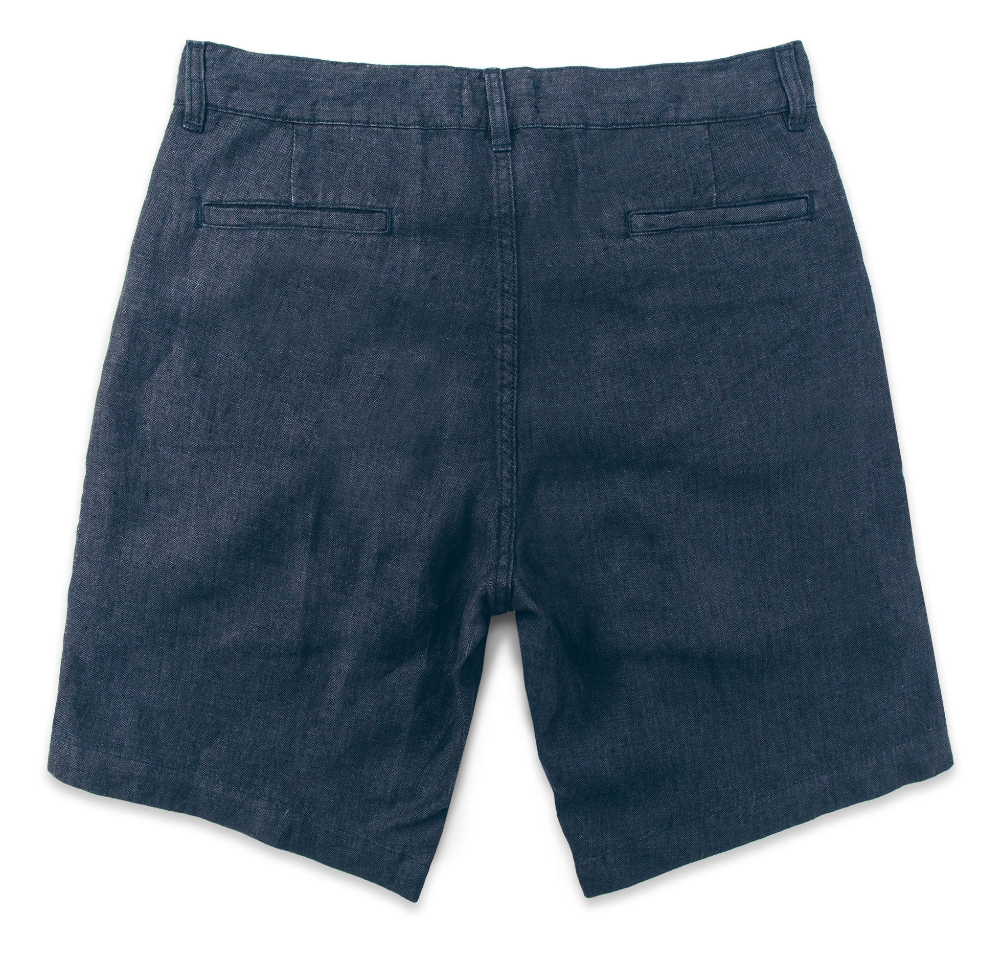 The Maritime Short in Navy Linen Herringbone - Image 6