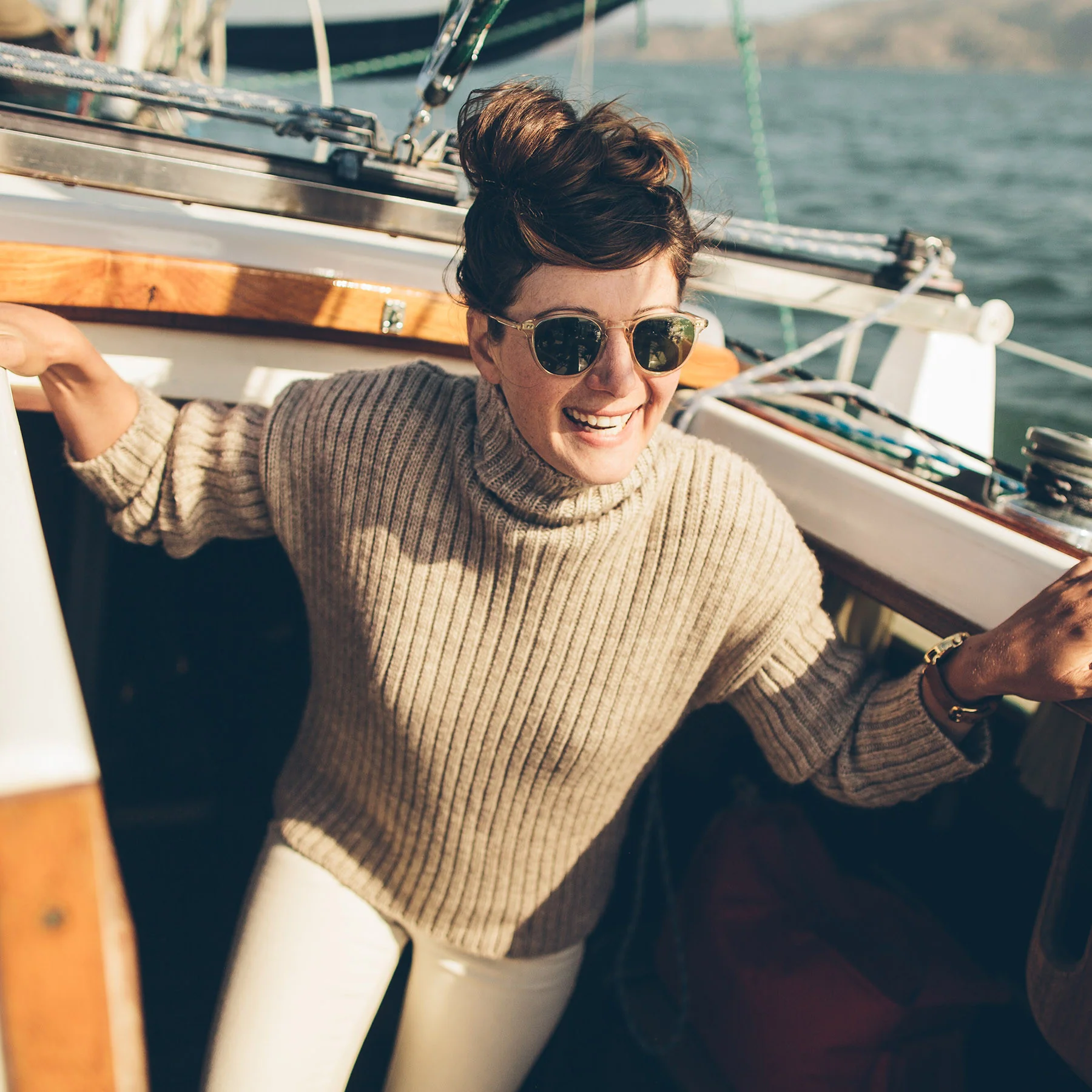 The Maritime Sweater in Mink - Image 2