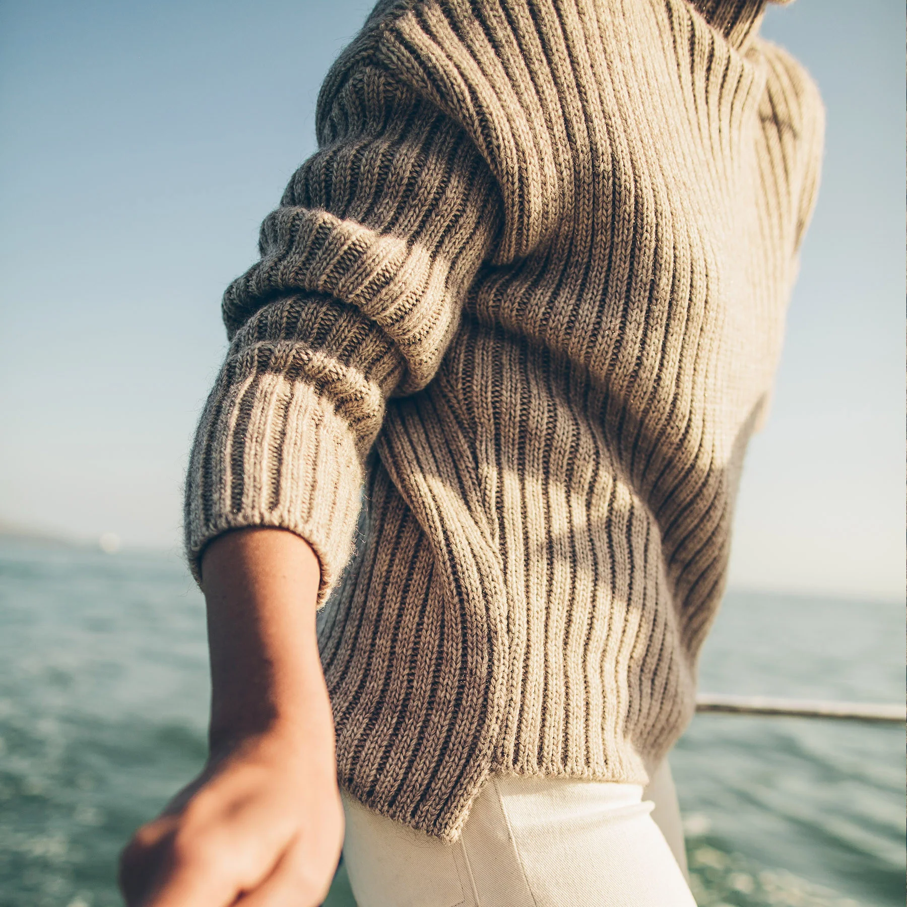 The Maritime Sweater in Mink - Image 4