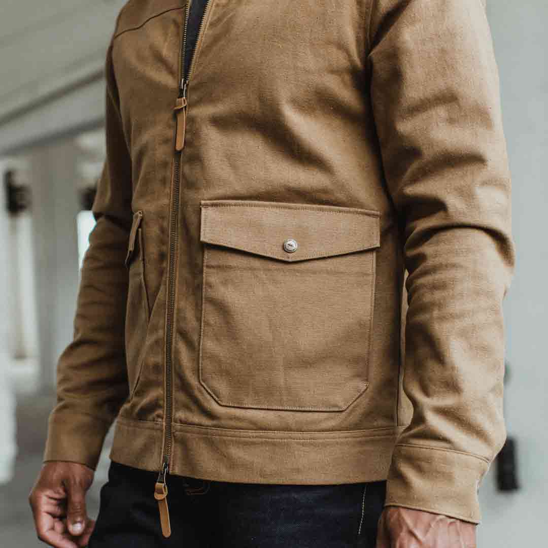 The Mechanic Jacket in British Khaki Boss Duck - Image 6