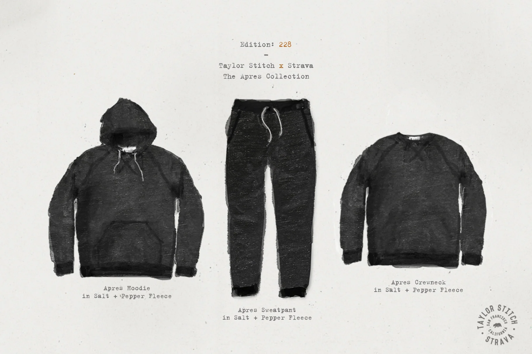 The Hoodie in Charcoal Fleck Fleece - Image 7