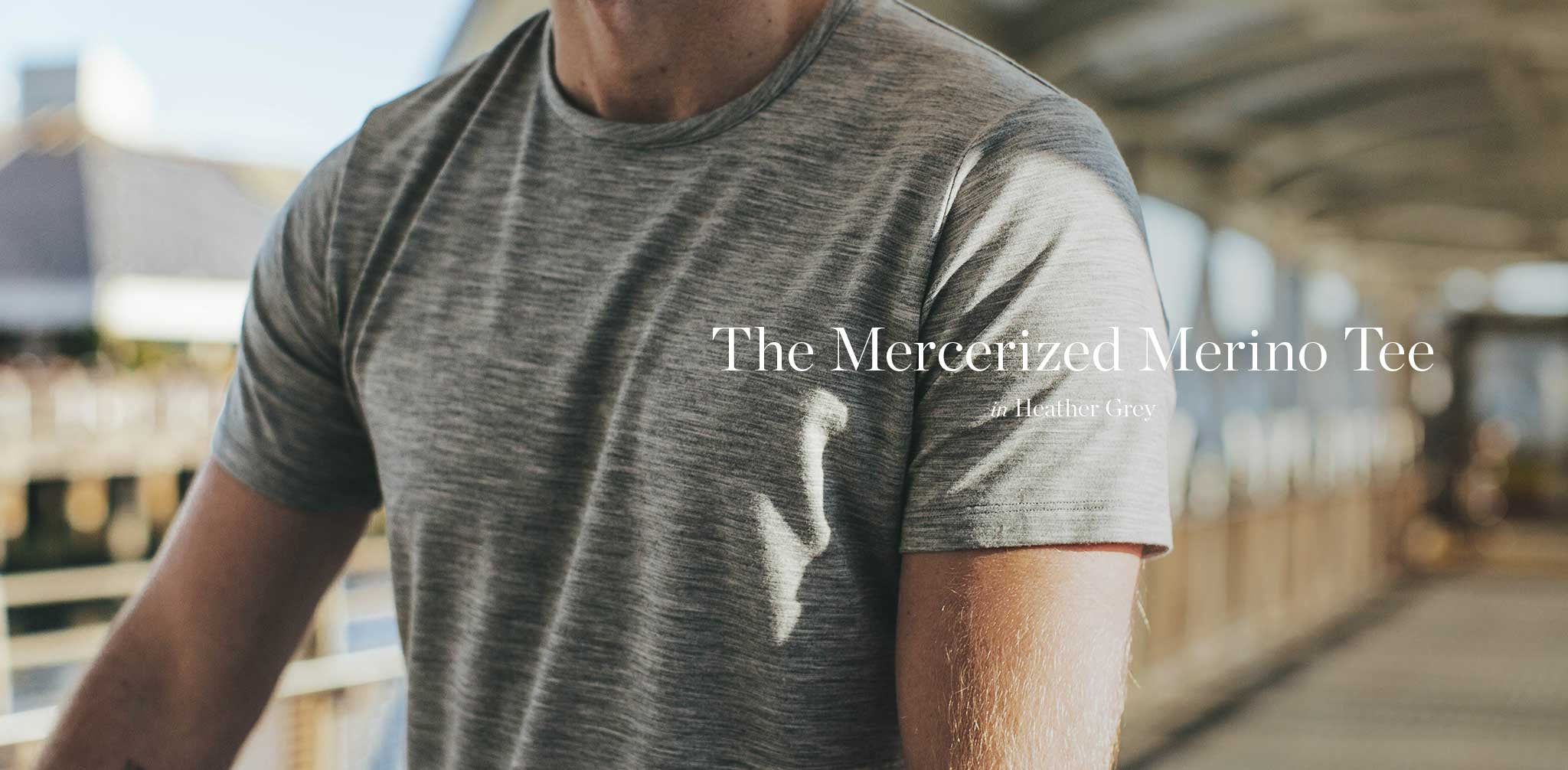 The Antoni Tee in Heather Grey - Image 6